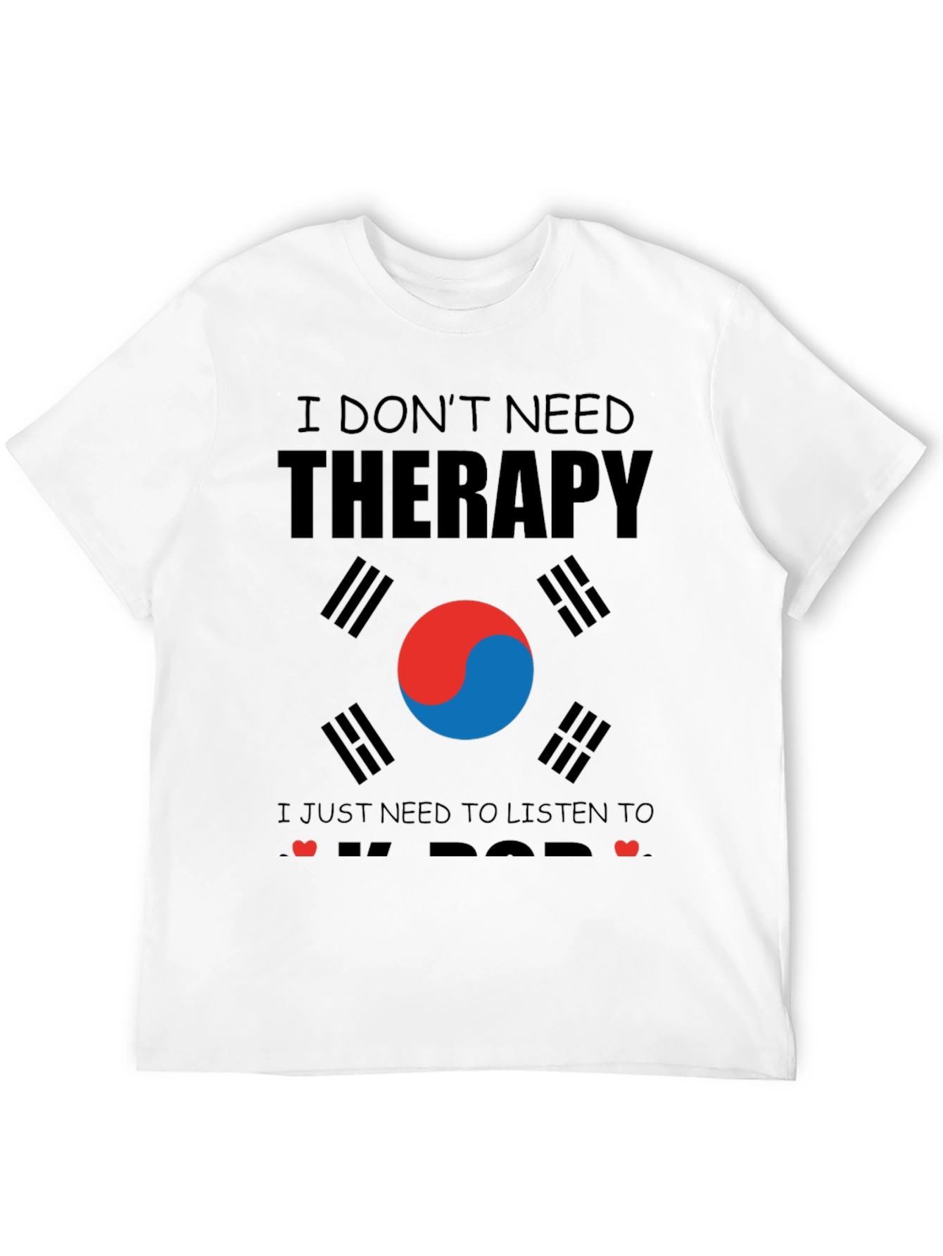 K-Pop Therapy T-Shirt - Music Lover Tee