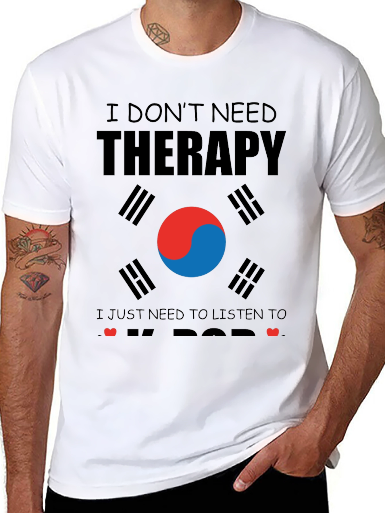 K-Pop Therapy T-Shirt - Music Lover Tee