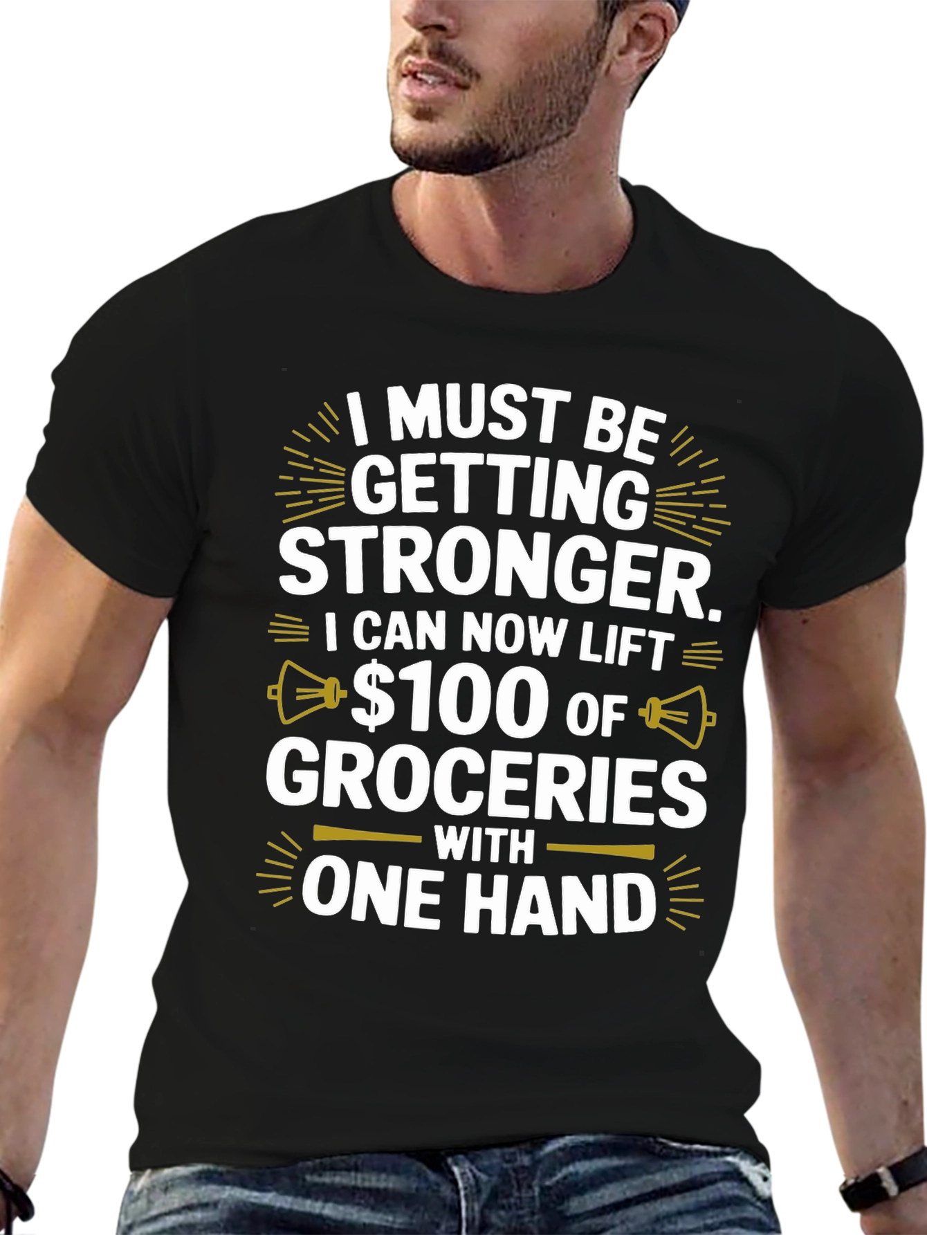 Funny Stronger Groceries T-Shirt