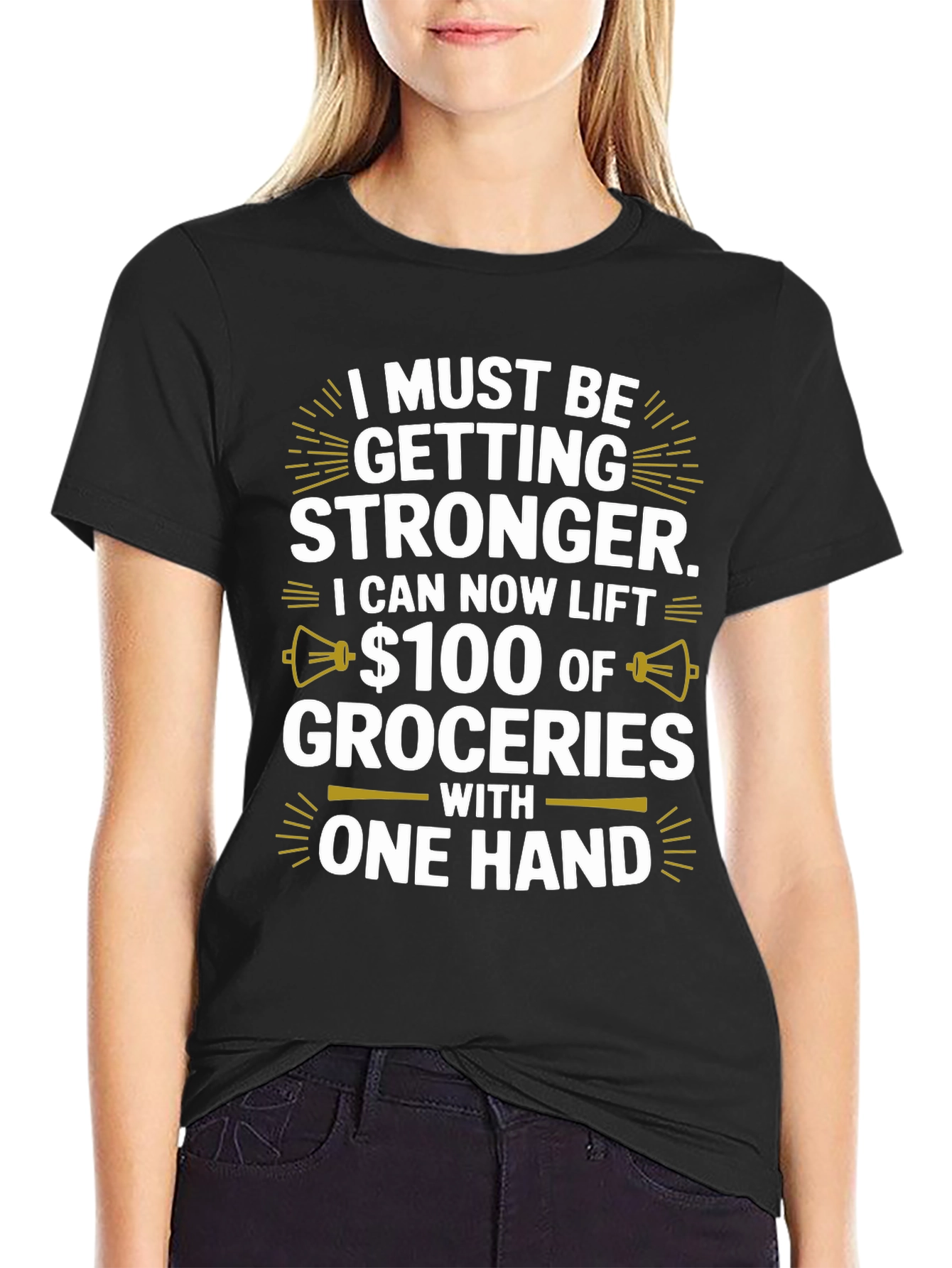 Funny Stronger Groceries T-Shirt