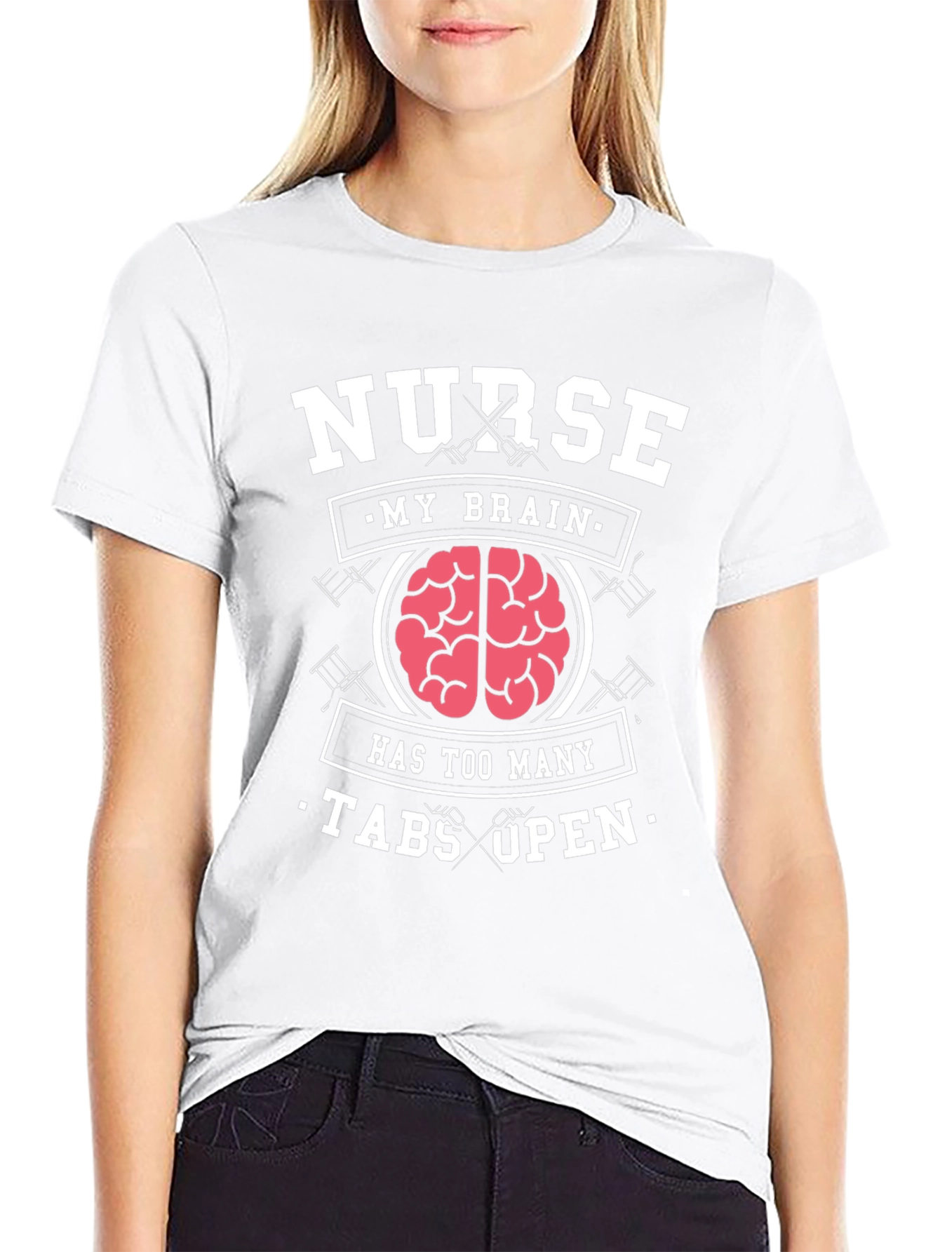 Nurse Brain T-Shirt - Too Many Tabs Open