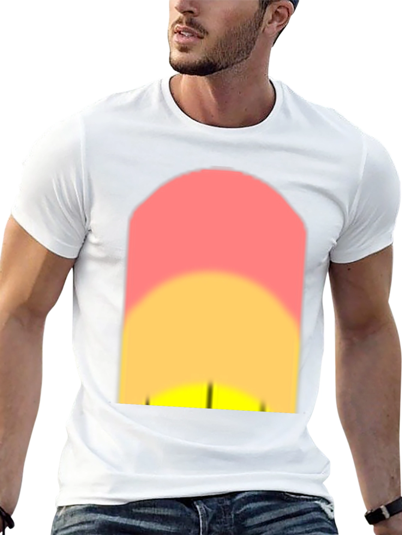 Sunset Graphic Black T-Shirt