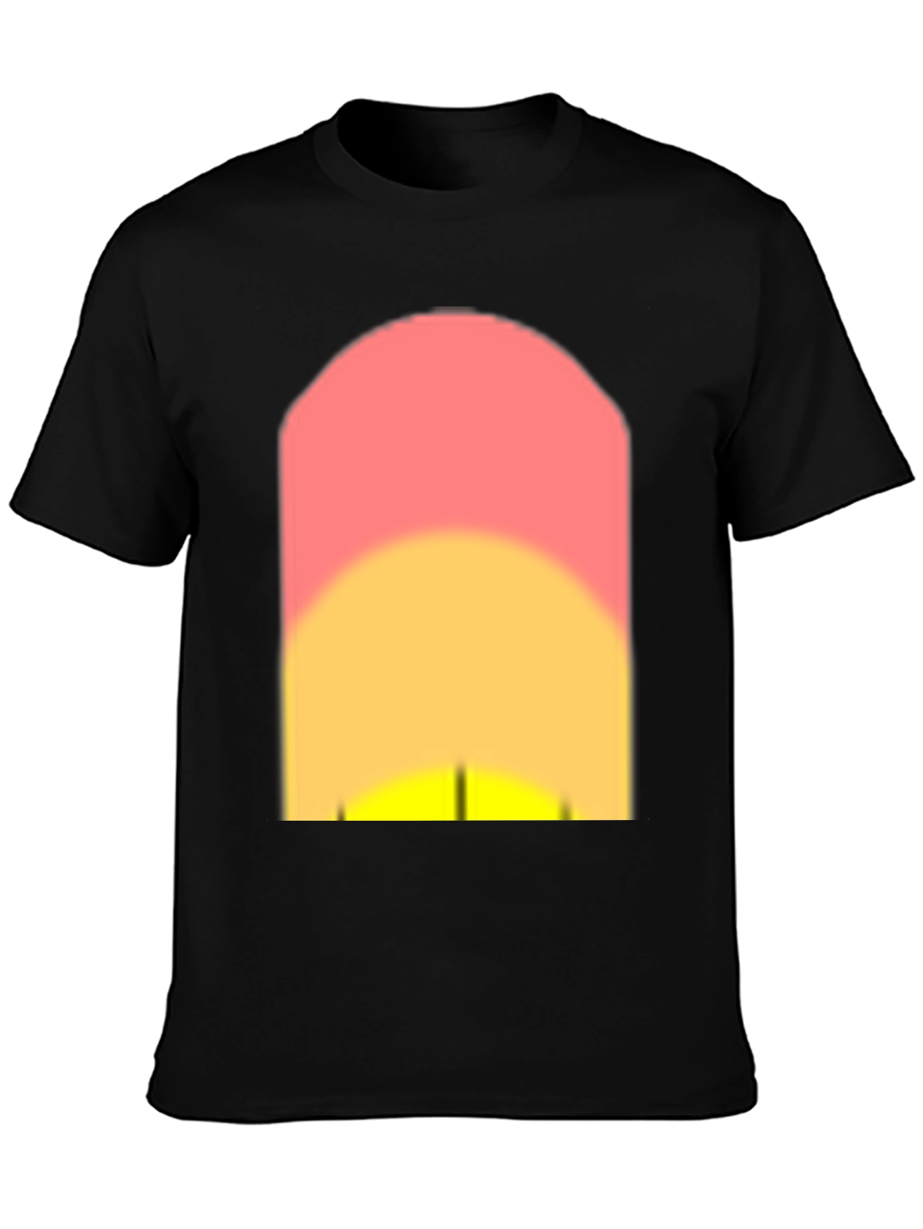 Sunset Graphic Black T-Shirt