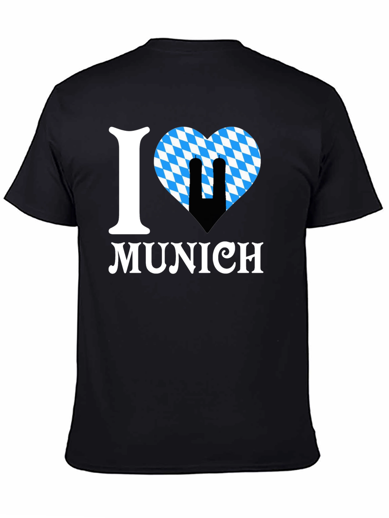 I Love Munich T-Shirt Black Oktoberfest Tee