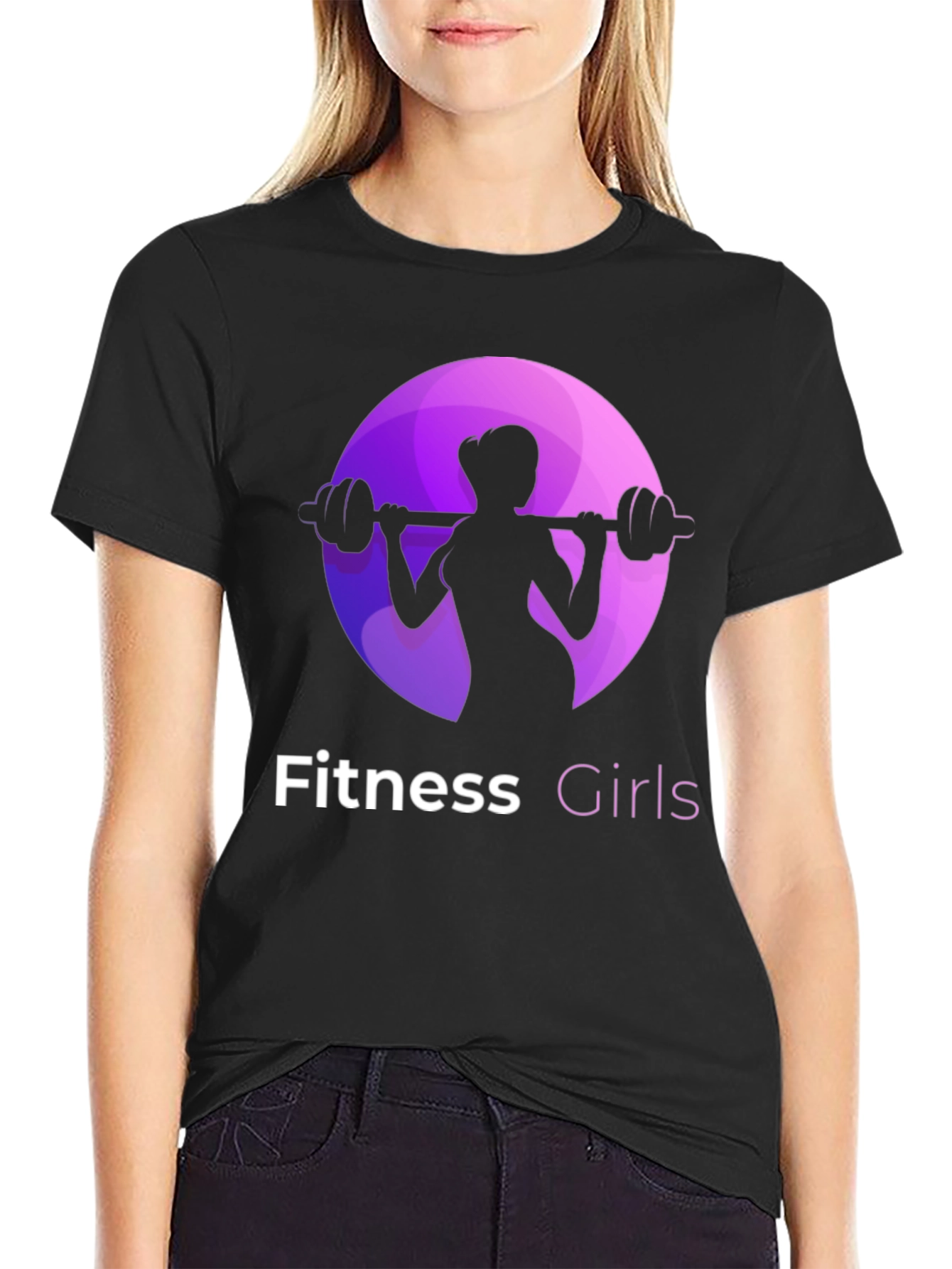Fitness Girls Graphic Tee - Workout Apparel