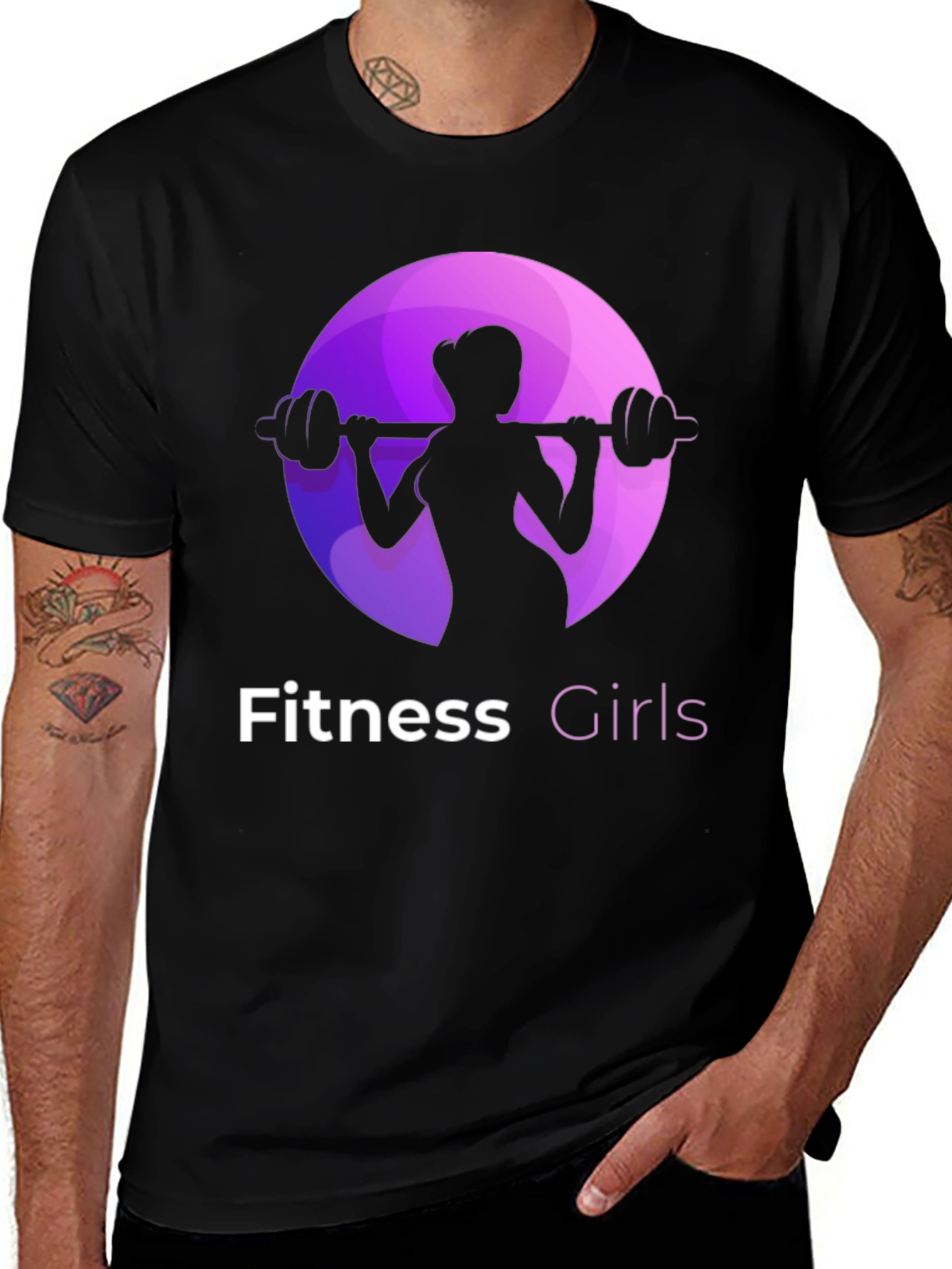 Fitness Girls Graphic Tee - Workout Apparel