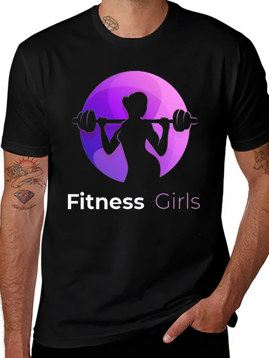 Fitness Girls Graphic Tee - Workout Apparel