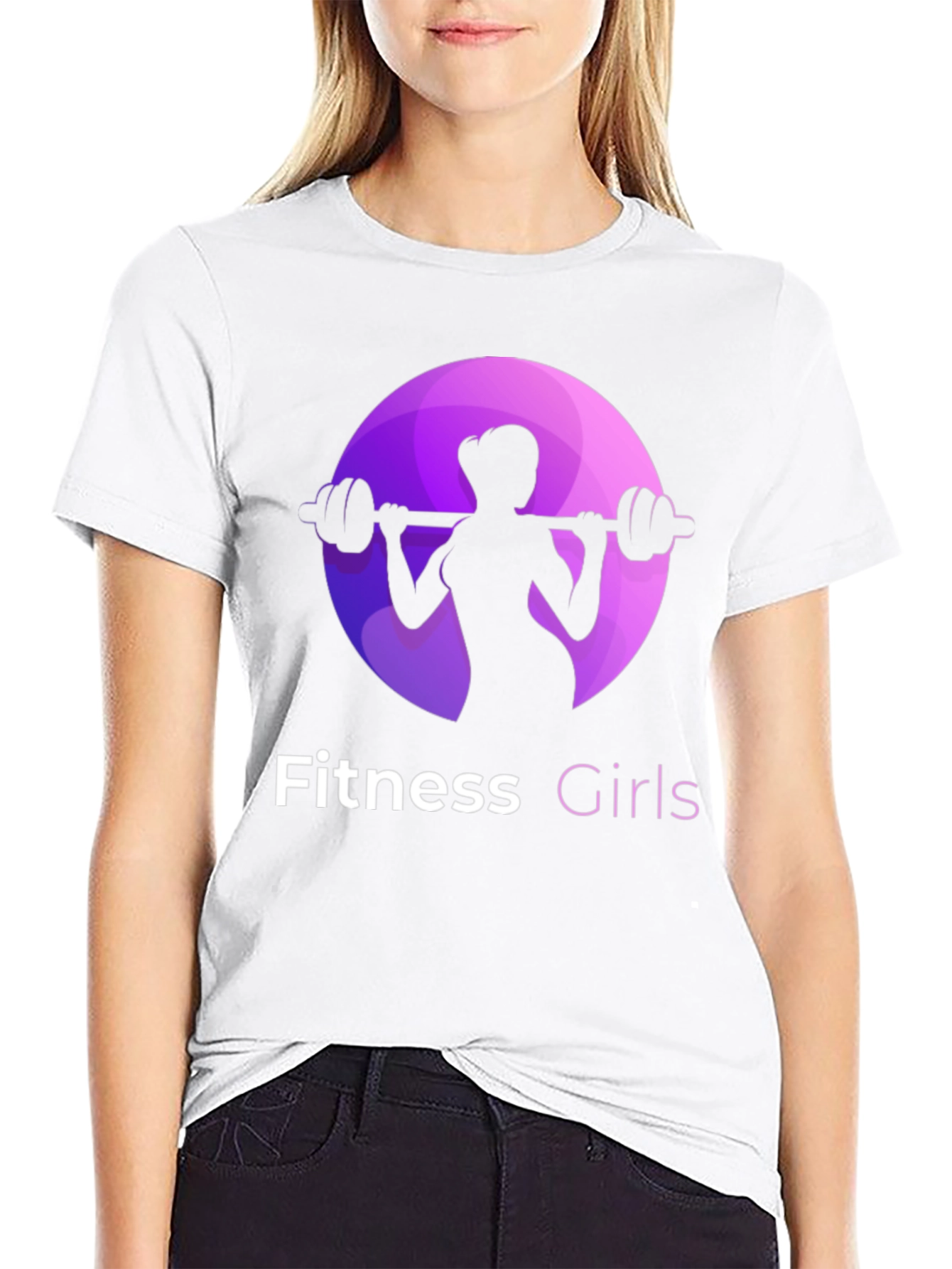 Fitness Girls Graphic Tee - Workout Apparel