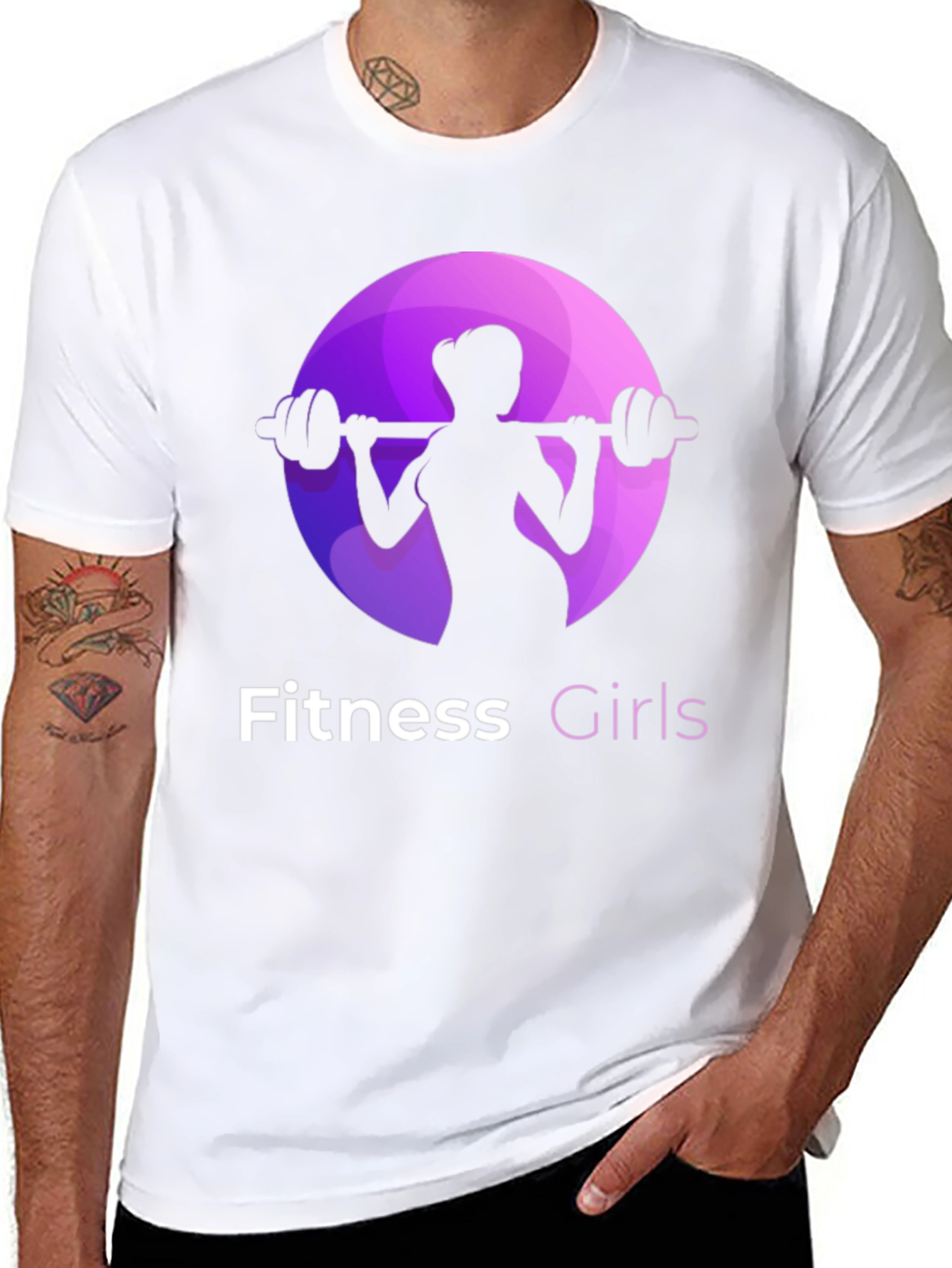 Fitness Girls Graphic Tee - Workout Apparel