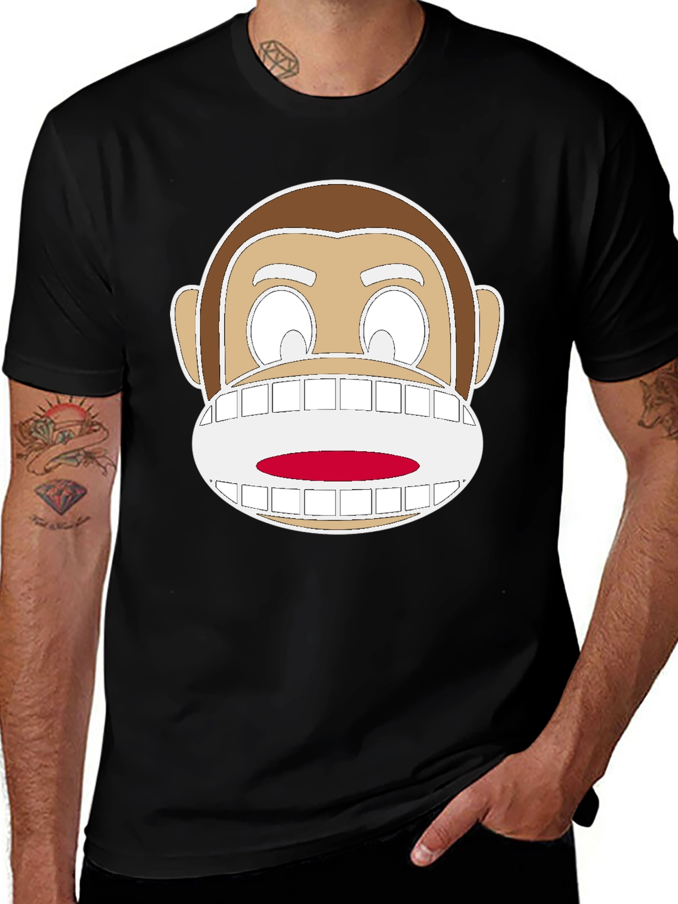 Sock Monkey Graphic Tee - Fun Novelty T-Shirt