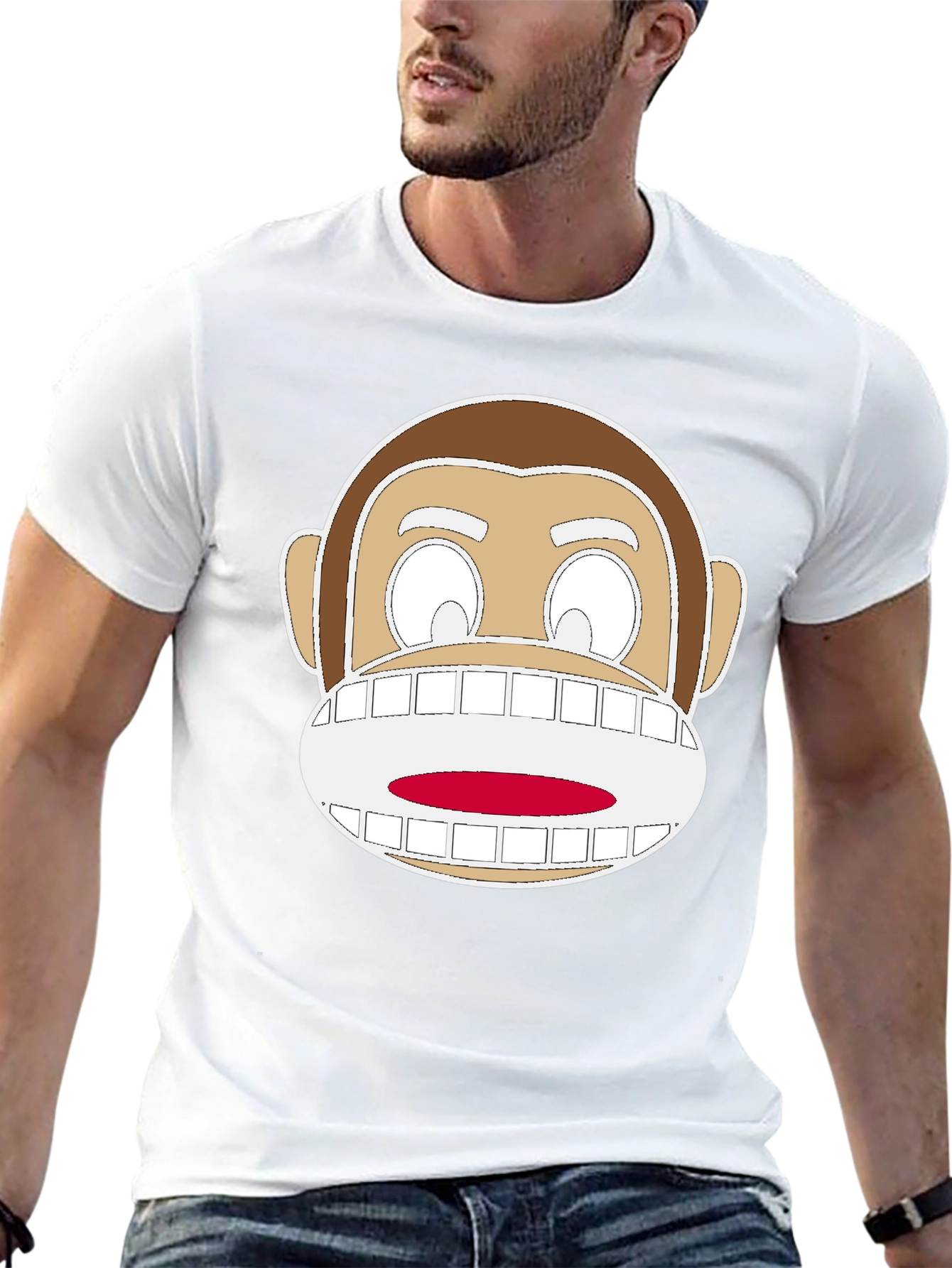 Sock Monkey Graphic Tee - Fun Novelty T-Shirt