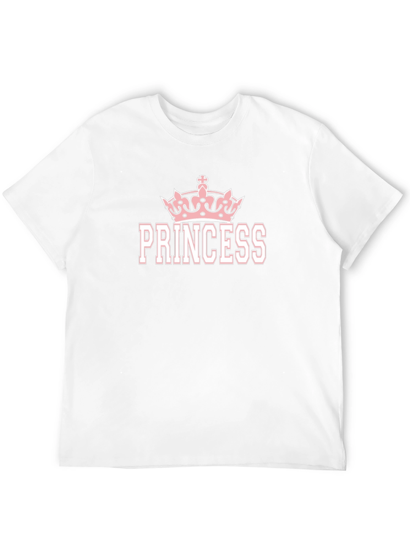 Princess Crown Graphic Black T-Shirt