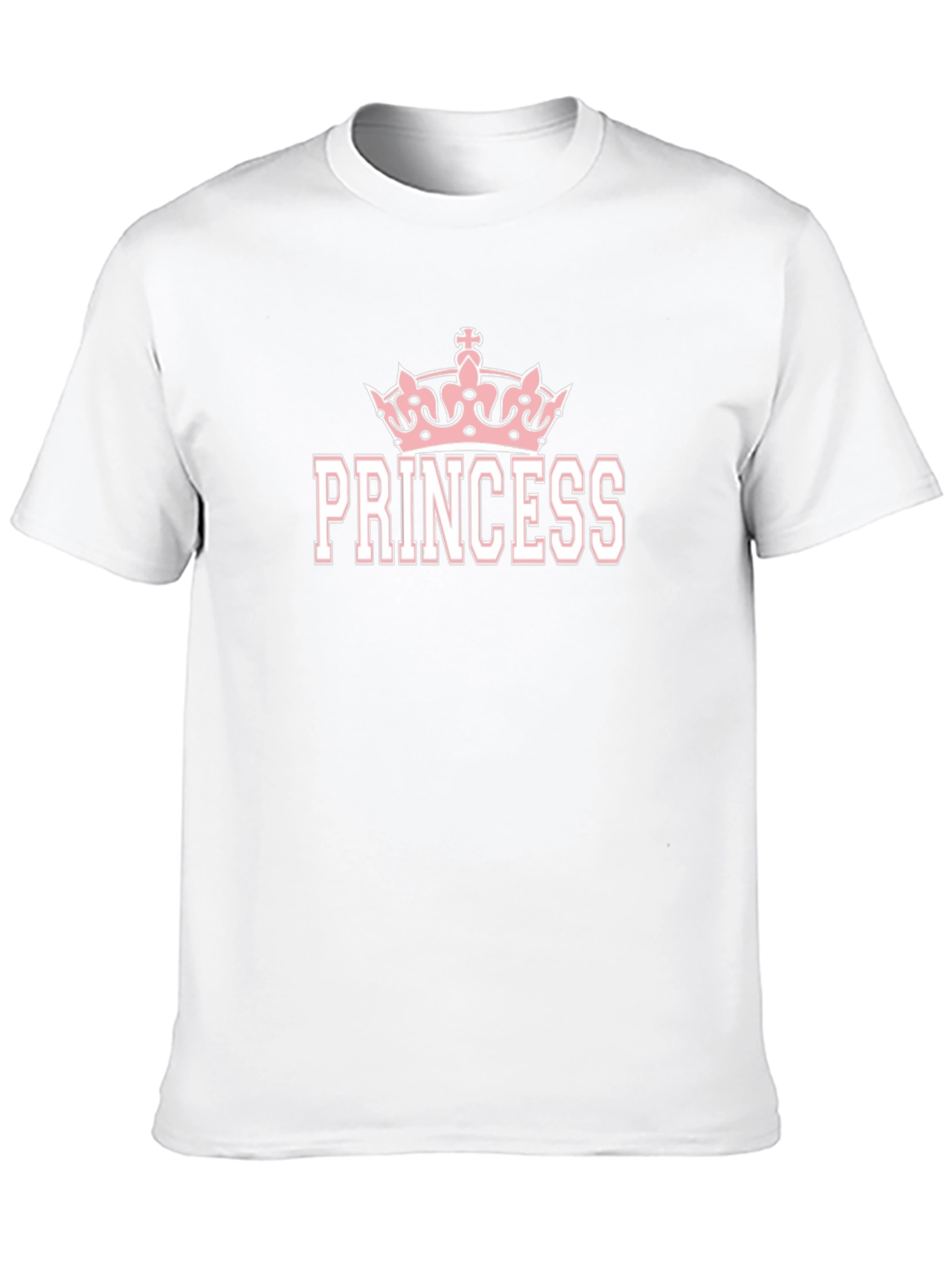 Princess Crown Graphic Black T-Shirt