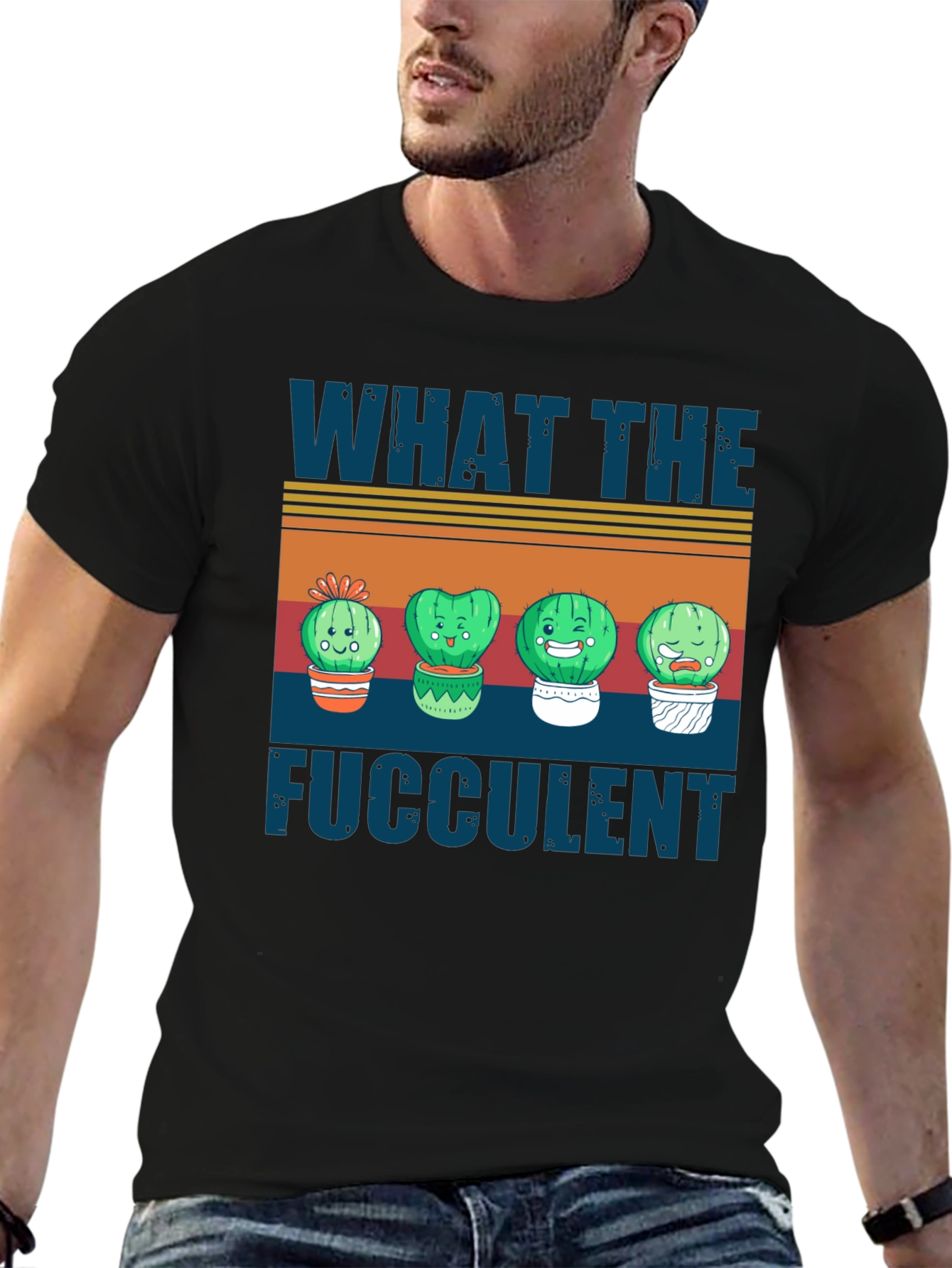 What the Fucculent Cactus T-Shirt