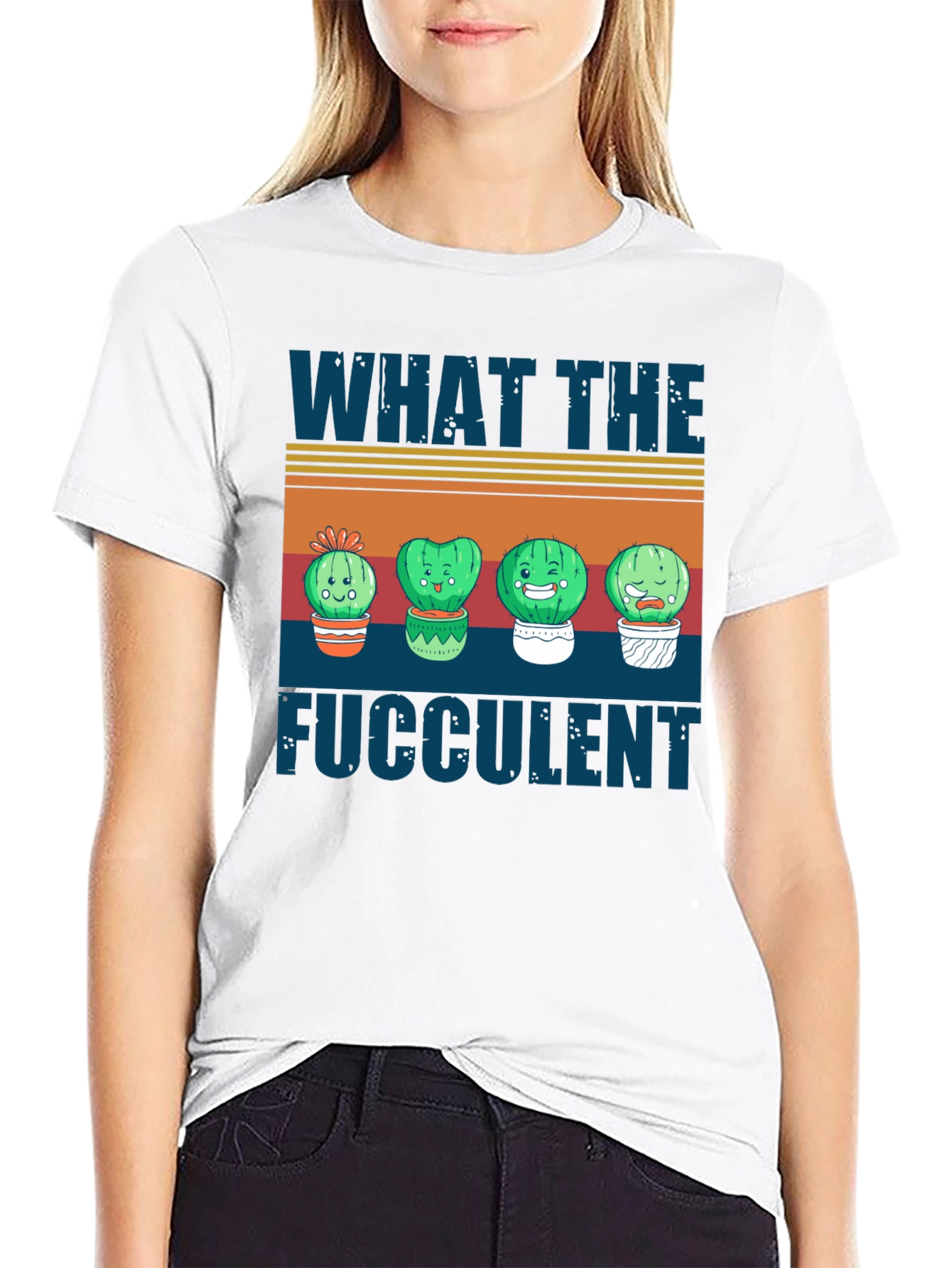 What the Fucculent Cactus T-Shirt