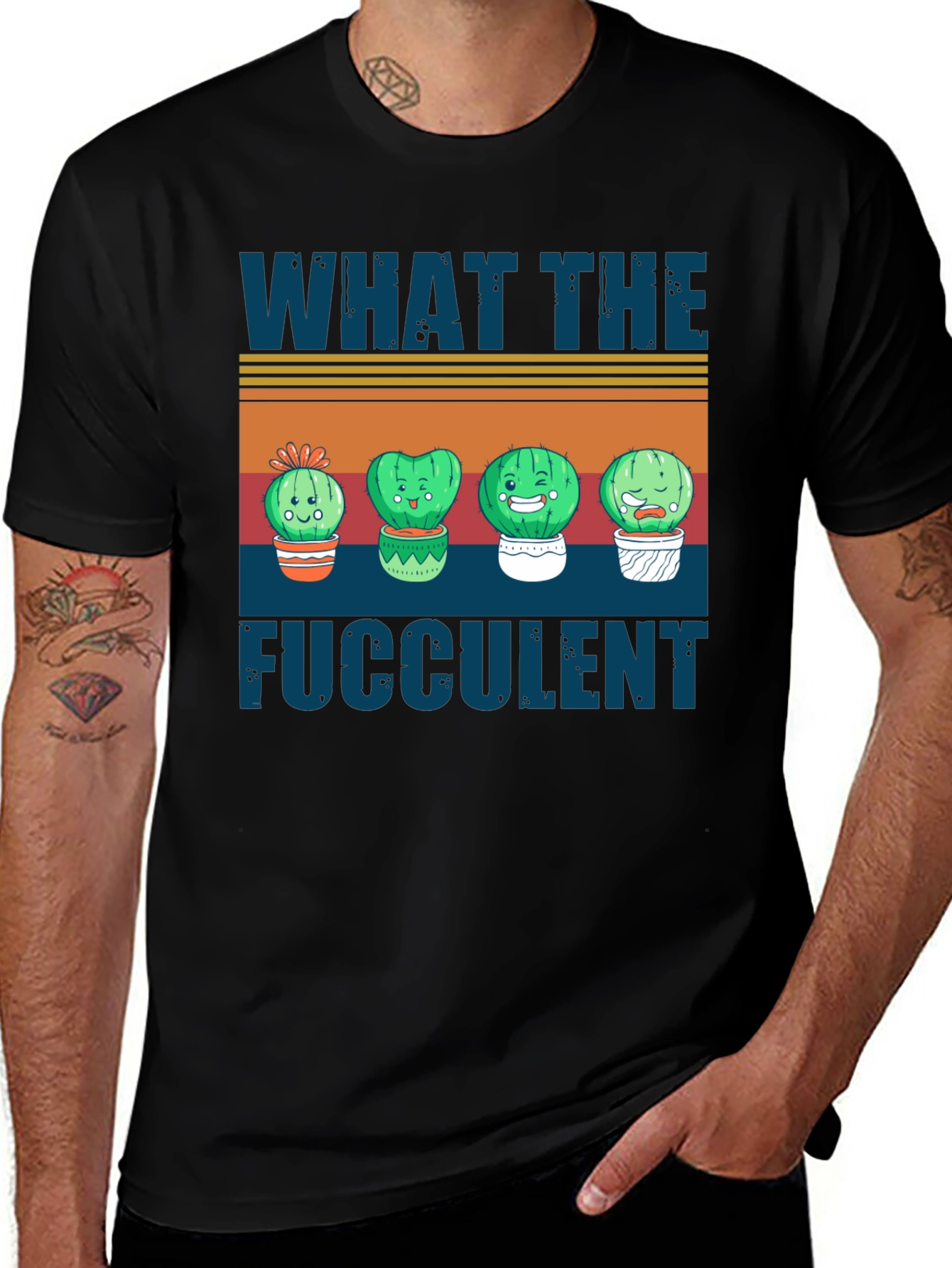 What the Fucculent Cactus T-Shirt