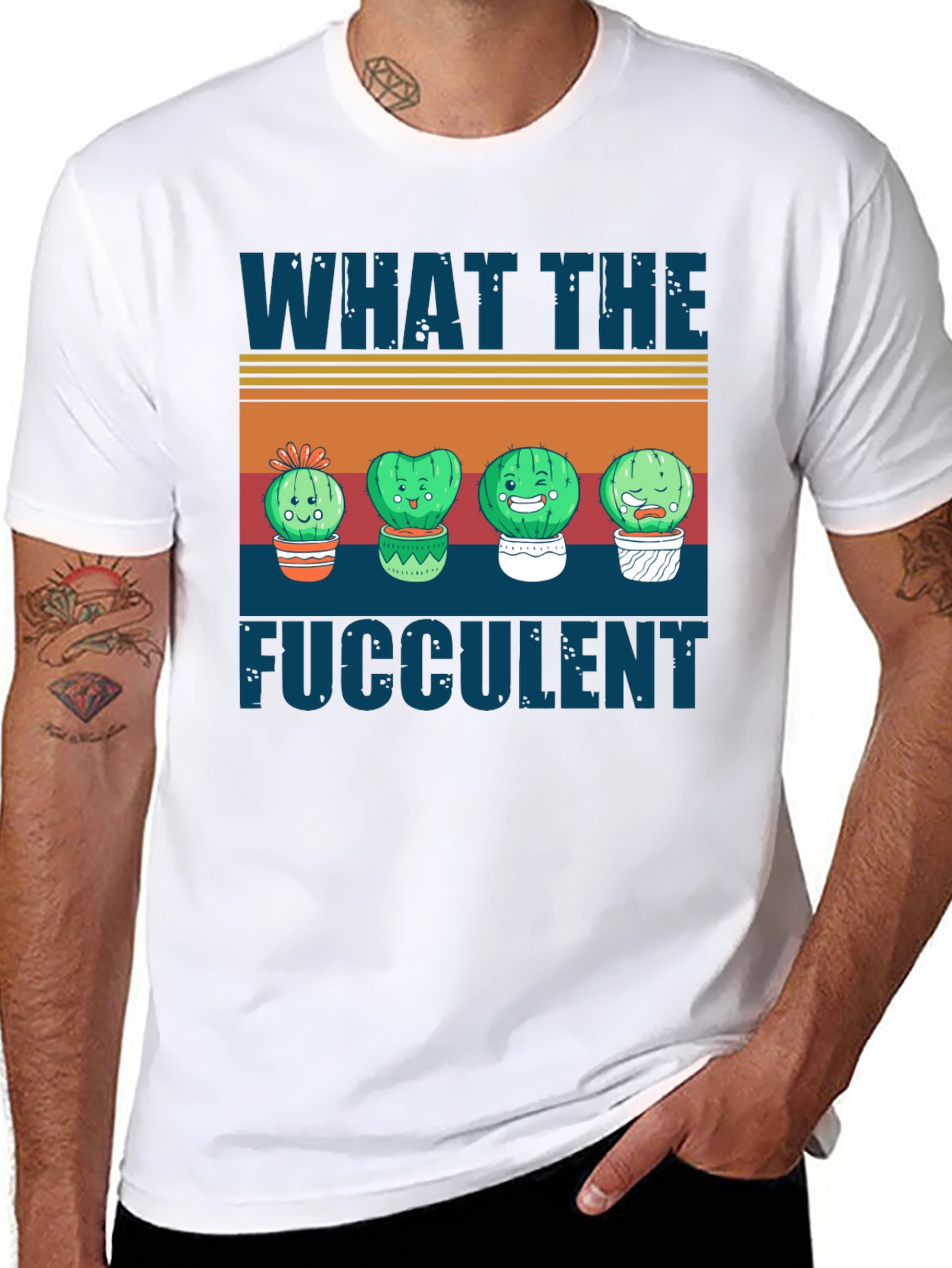 What the Fucculent Cactus T-Shirt