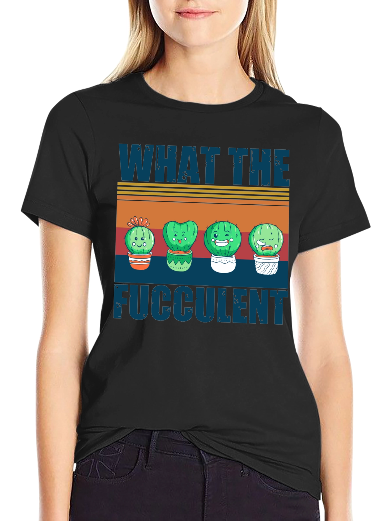 What the Fucculent Cactus T-Shirt