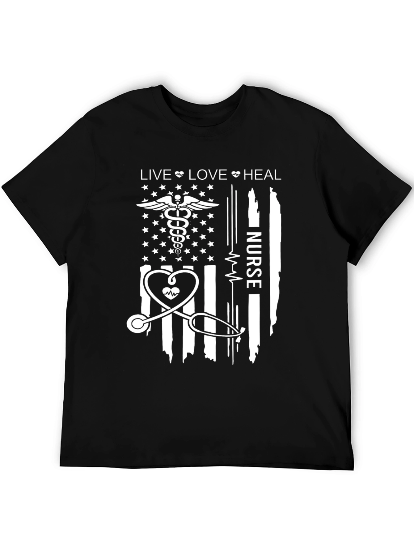 Live Love Heal Nurse T-Shirt