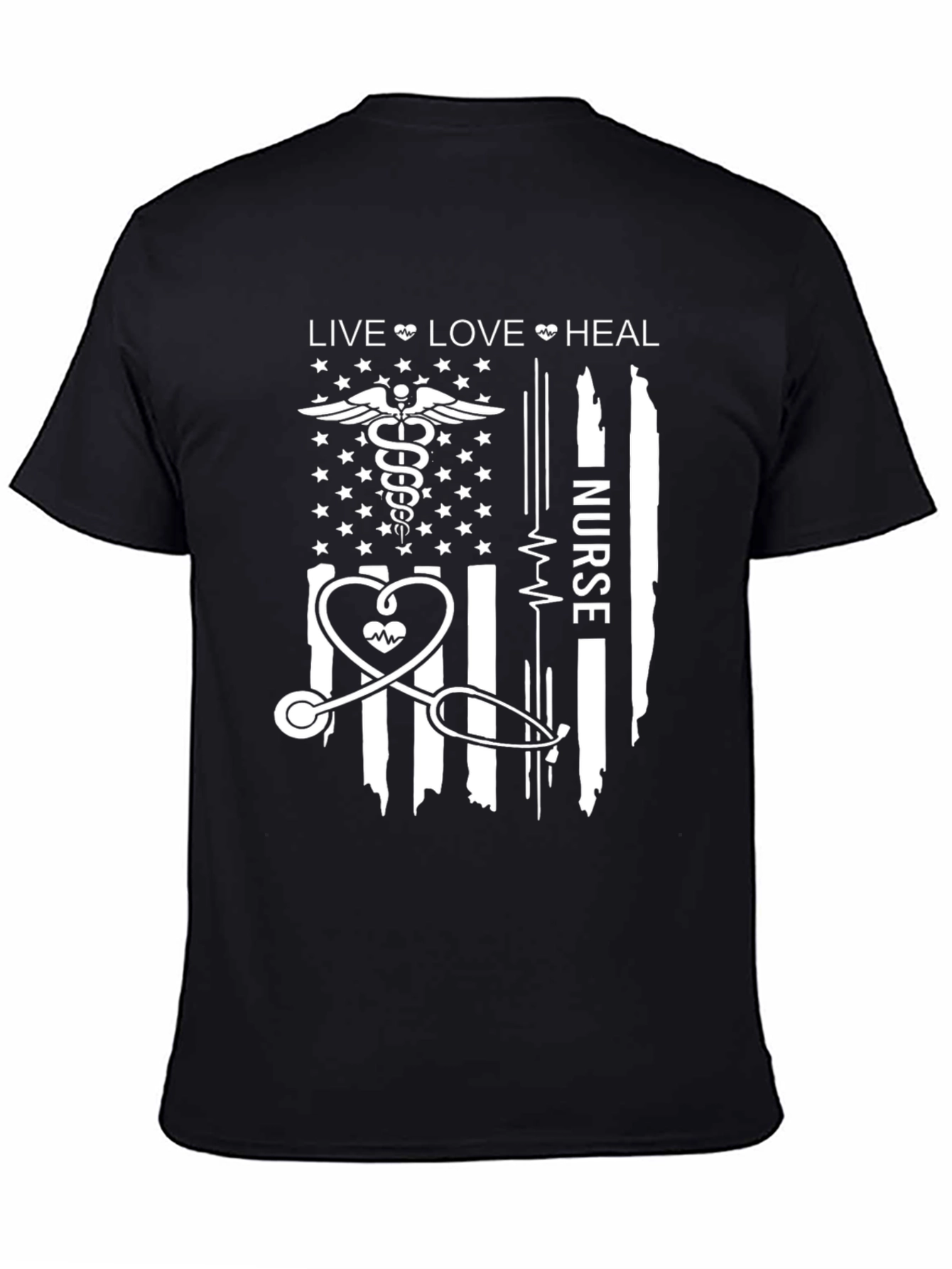 Live Love Heal Nurse T-Shirt