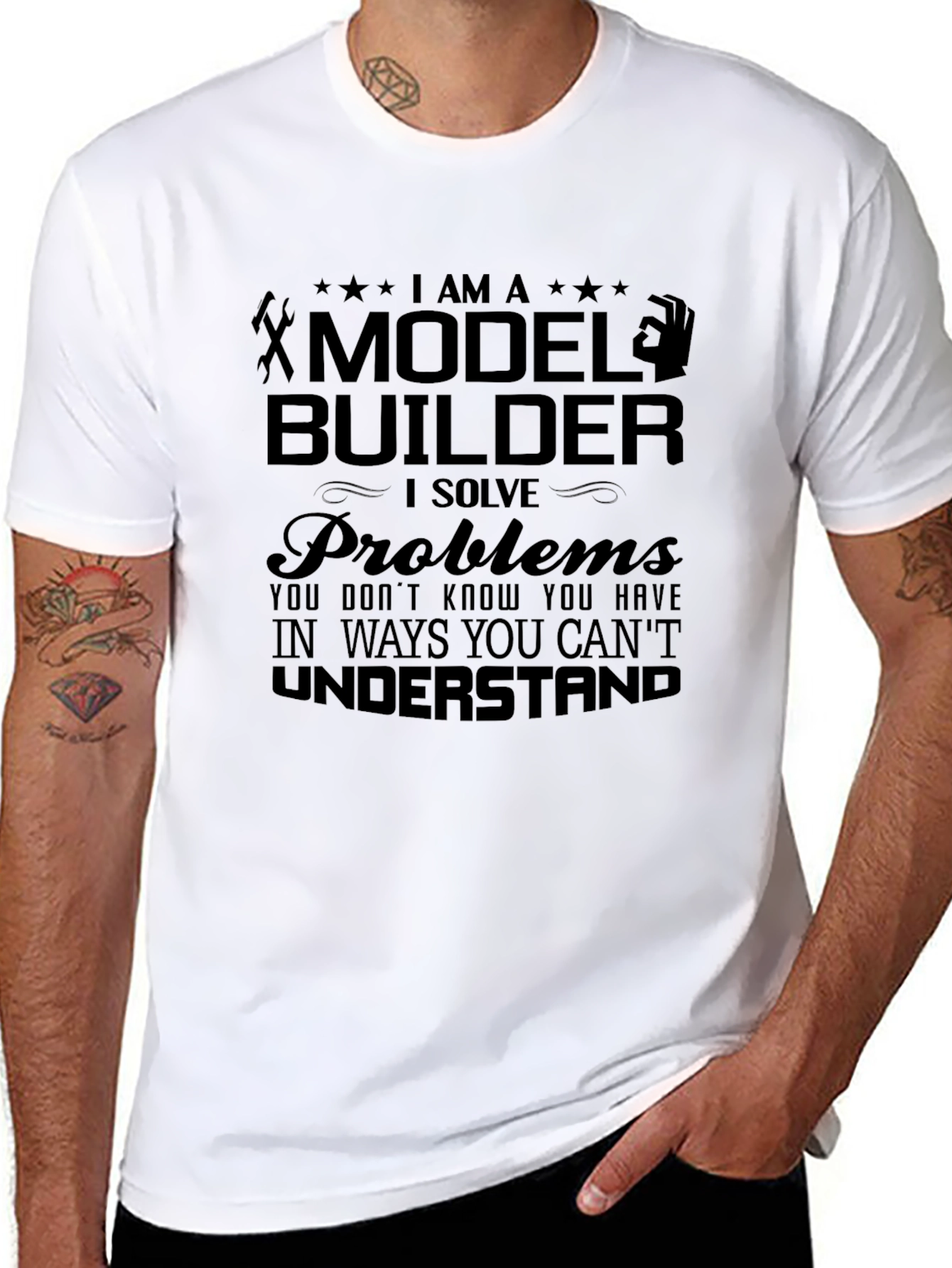 Model Builder T-Shirt - I Solve Problems Tee