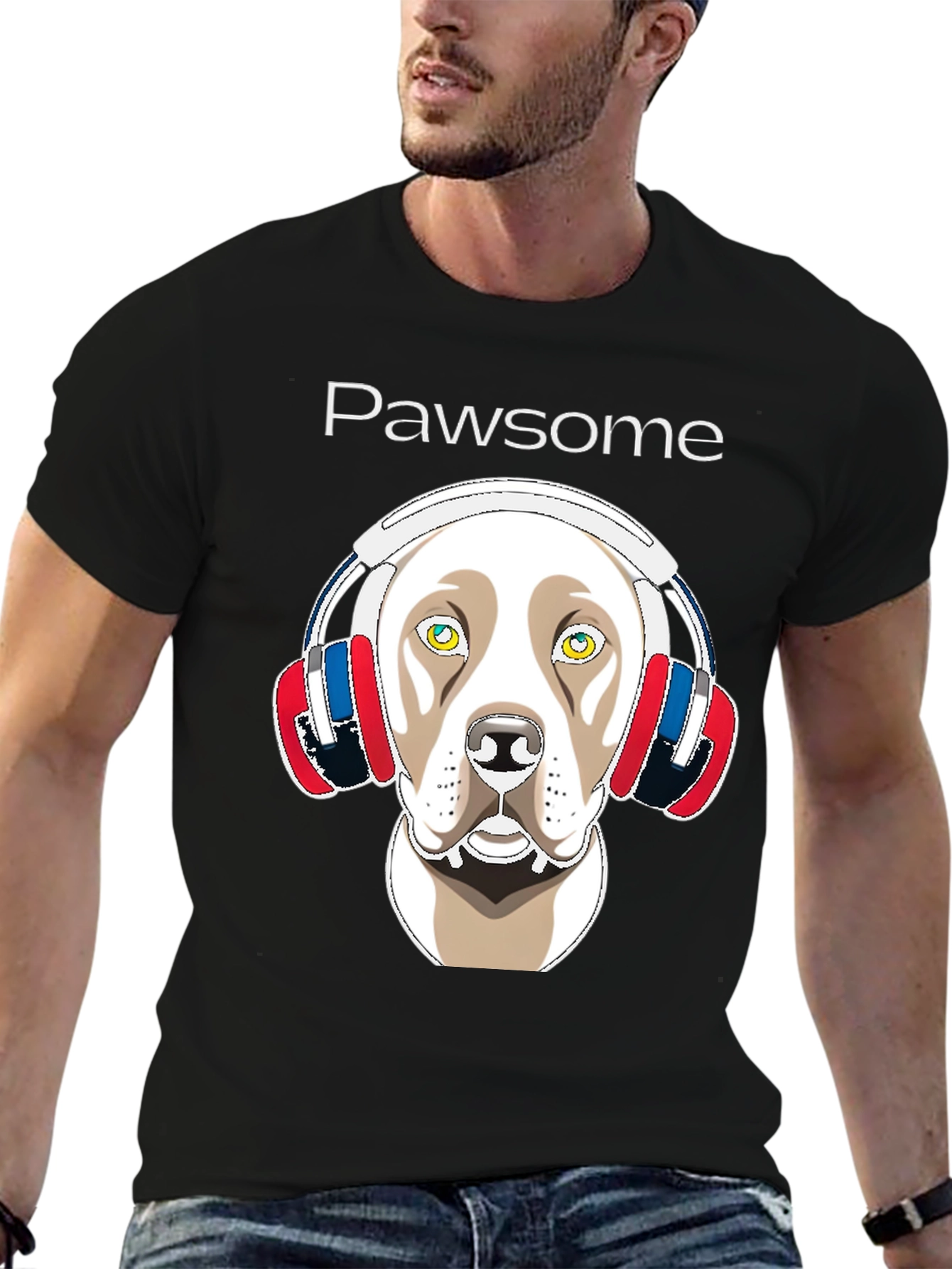 Pawsome Dog Graphic Tee