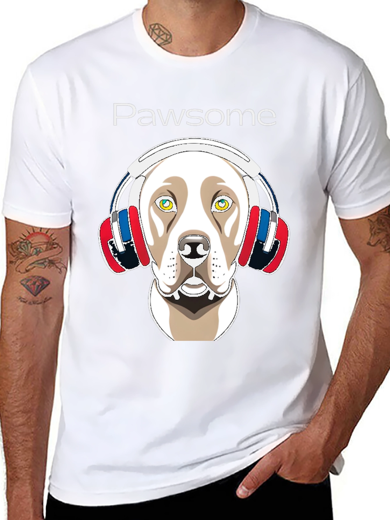 Pawsome Dog Graphic Tee