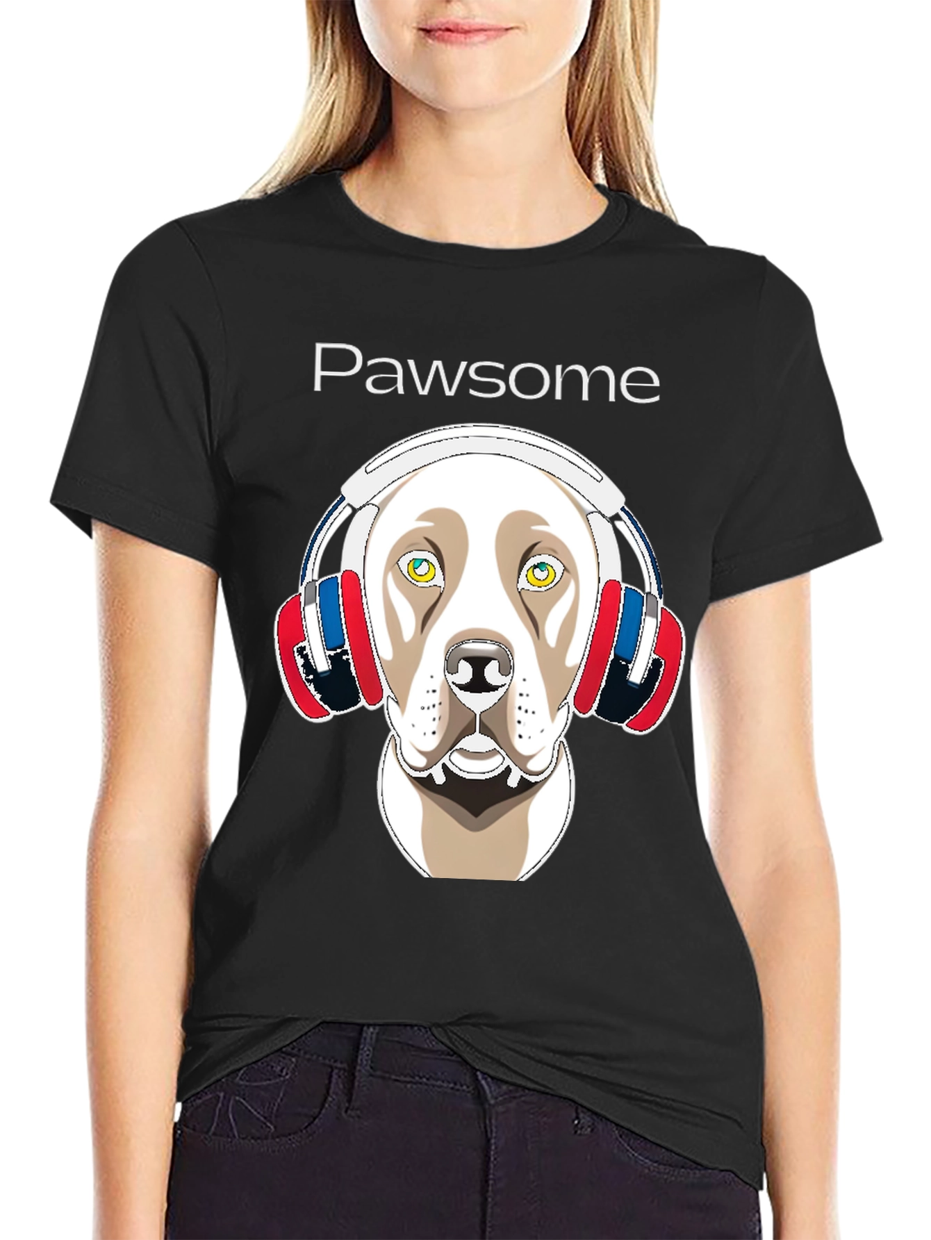 Pawsome Dog Graphic Tee