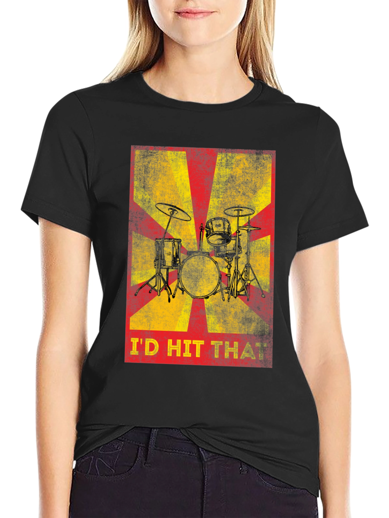 Id Hit That Drum Set T-Shirt