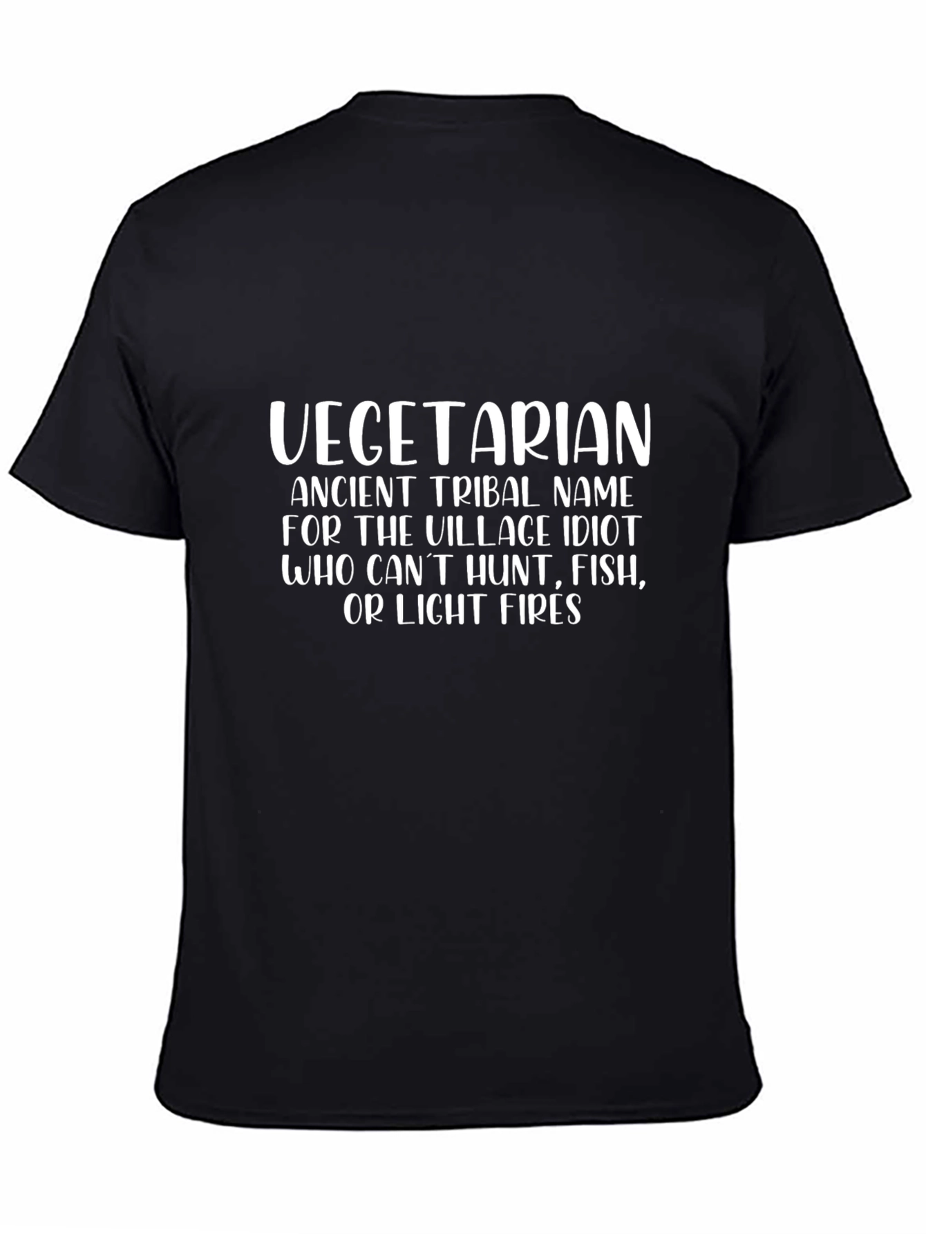 Vegetarian Tribal Name Funny Graphic Tee
