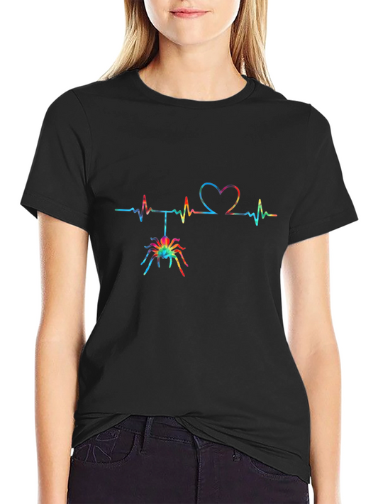 Spider Heartbeat T-Shirt - Unique Design