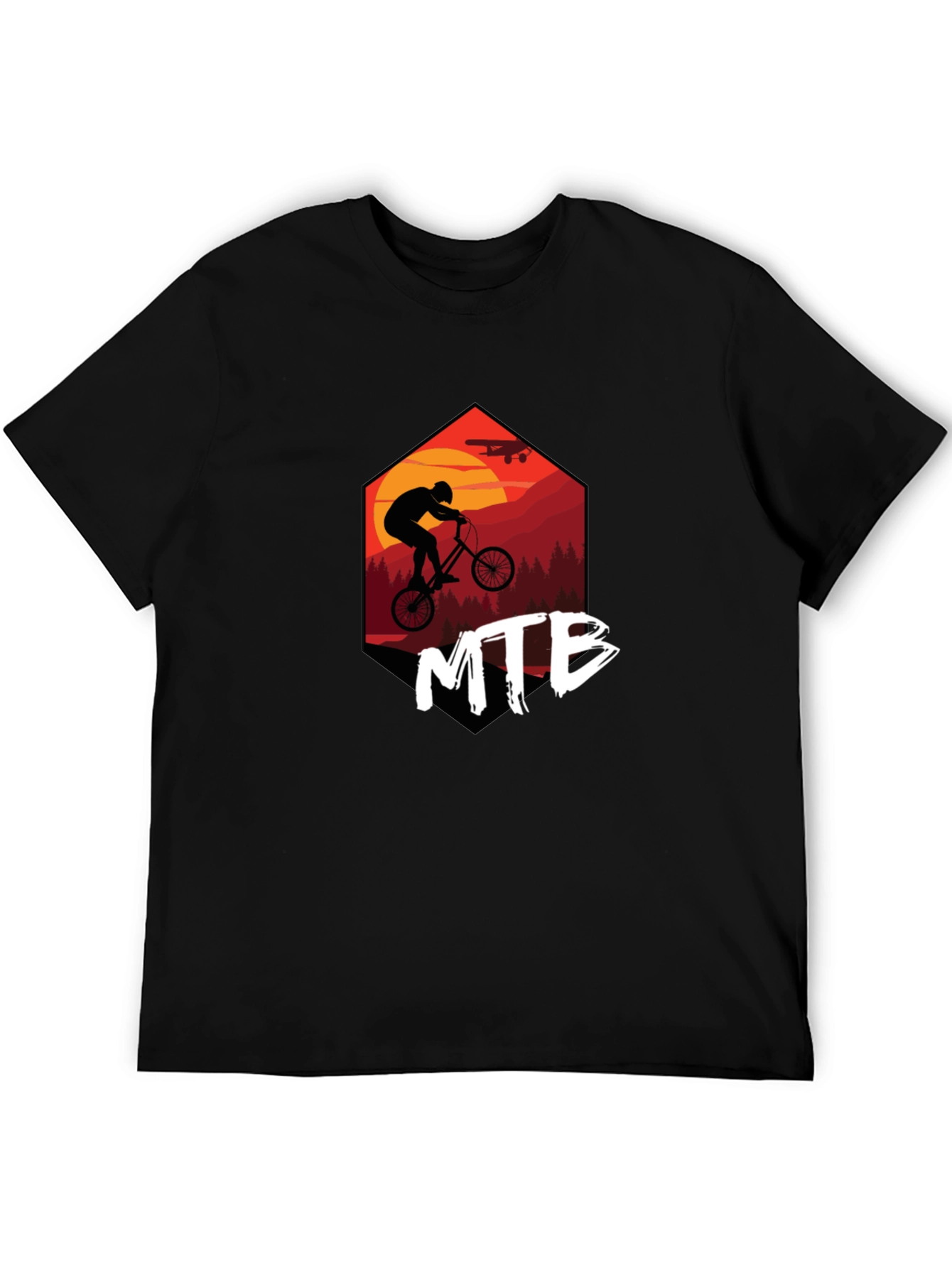 MTB Biker Graphic T-Shirt - Adventure Time!