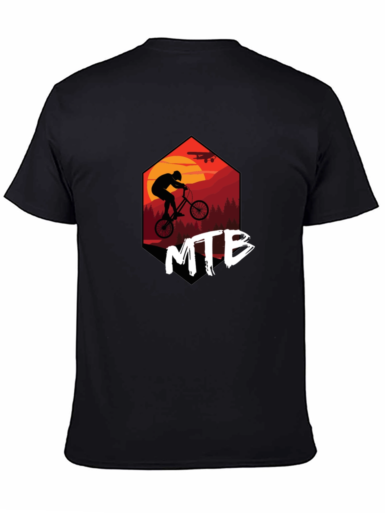 MTB Biker Graphic T-Shirt - Adventure Time!