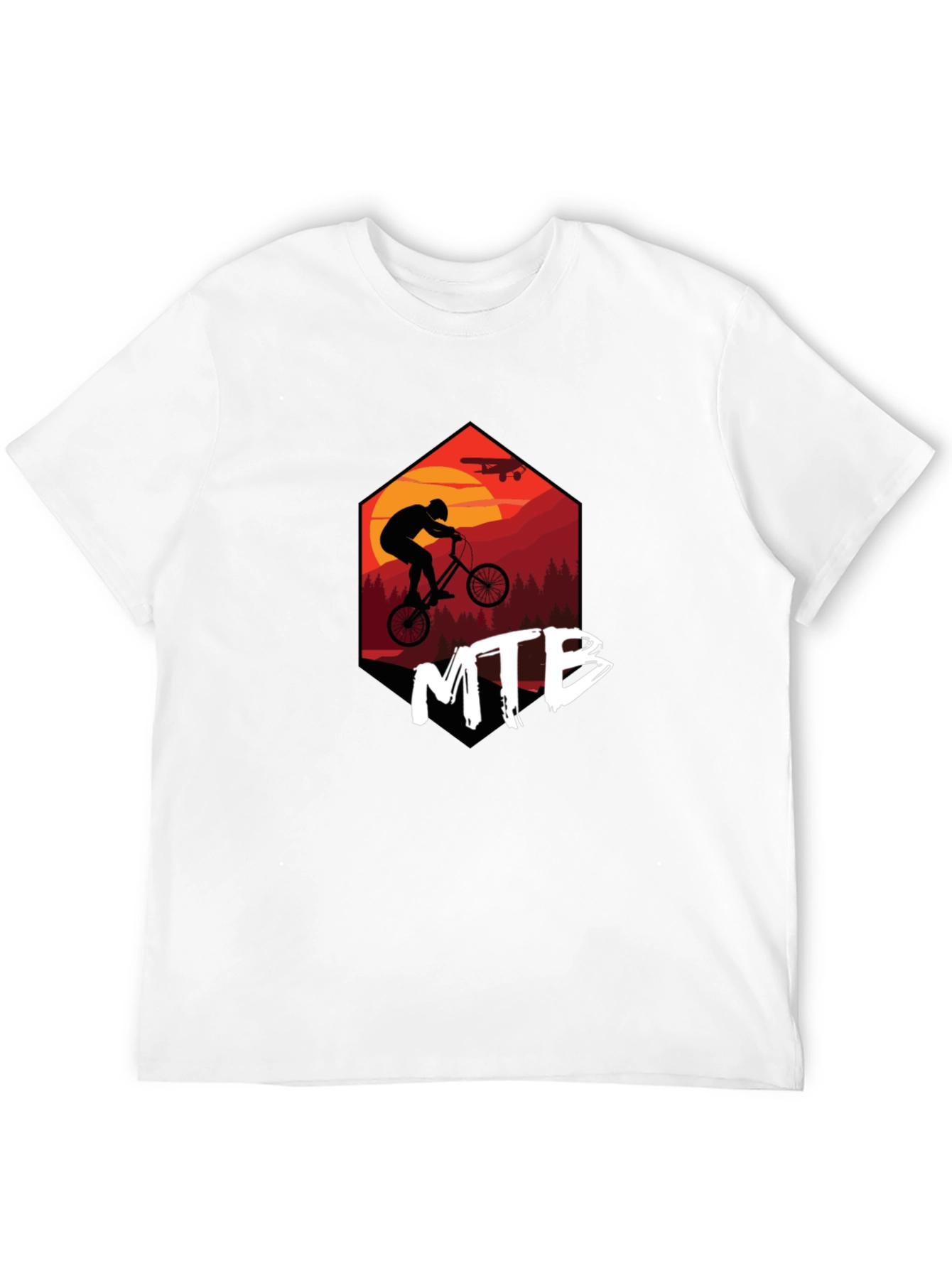 MTB Biker Graphic T-Shirt - Adventure Time!