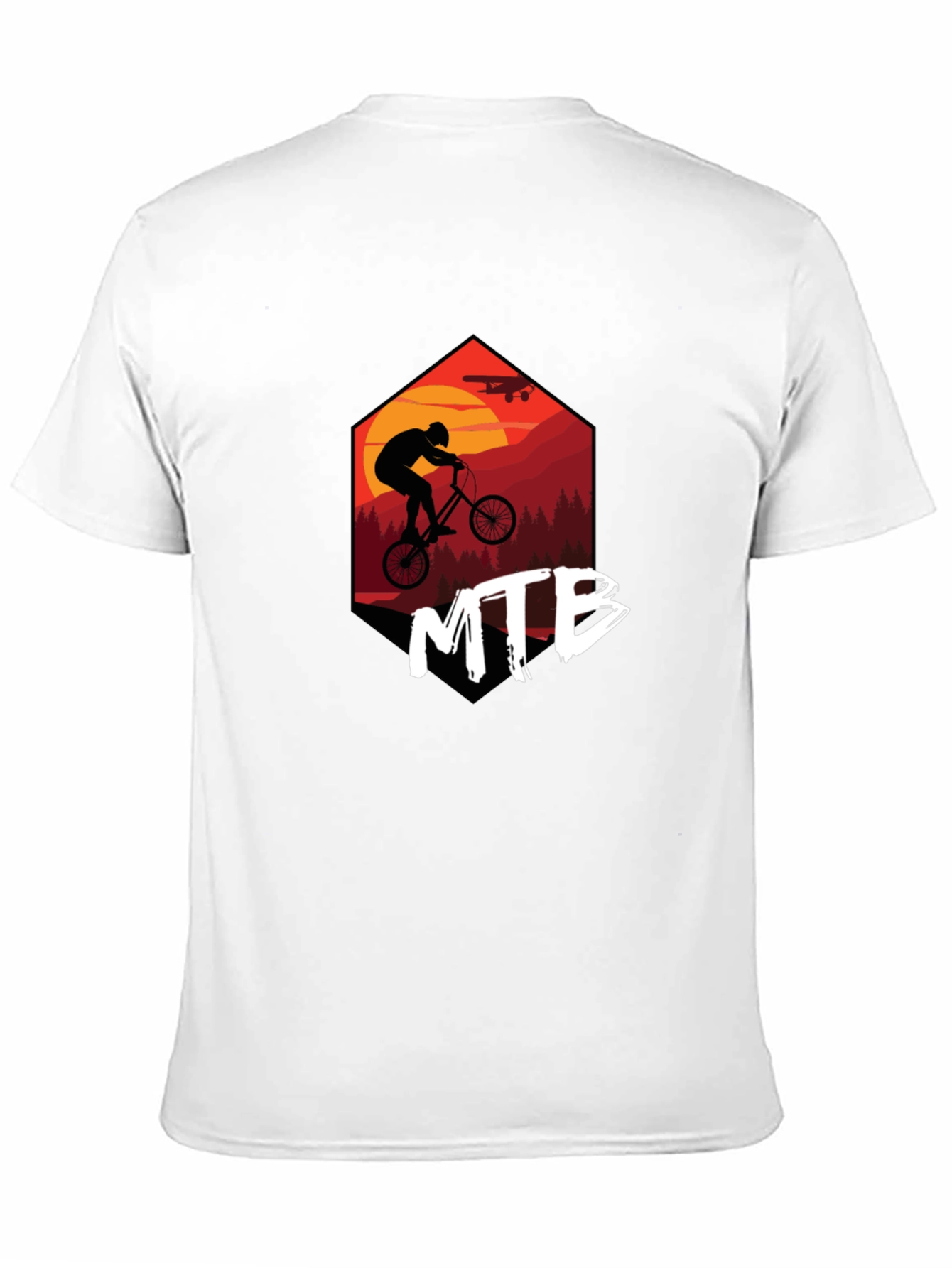 MTB Biker Graphic T-Shirt - Adventure Time!
