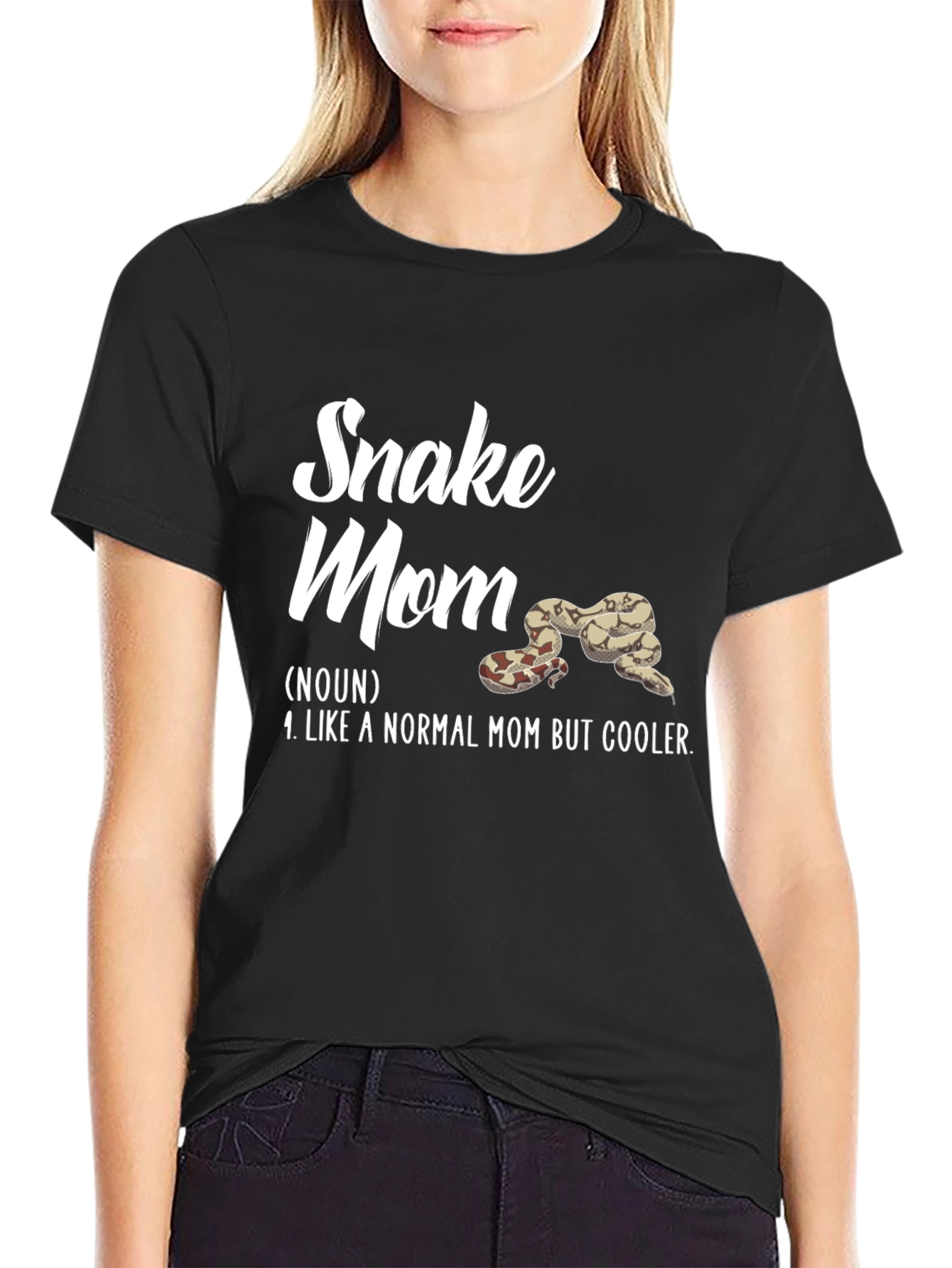 Snake Mom T-Shirt - Cool Reptile Lover Tee