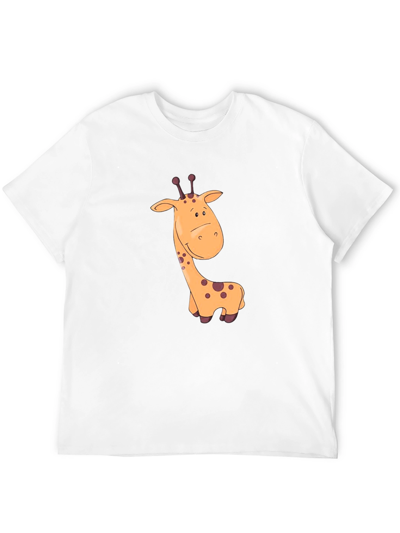 Giraffe Graphic Black T-Shirt