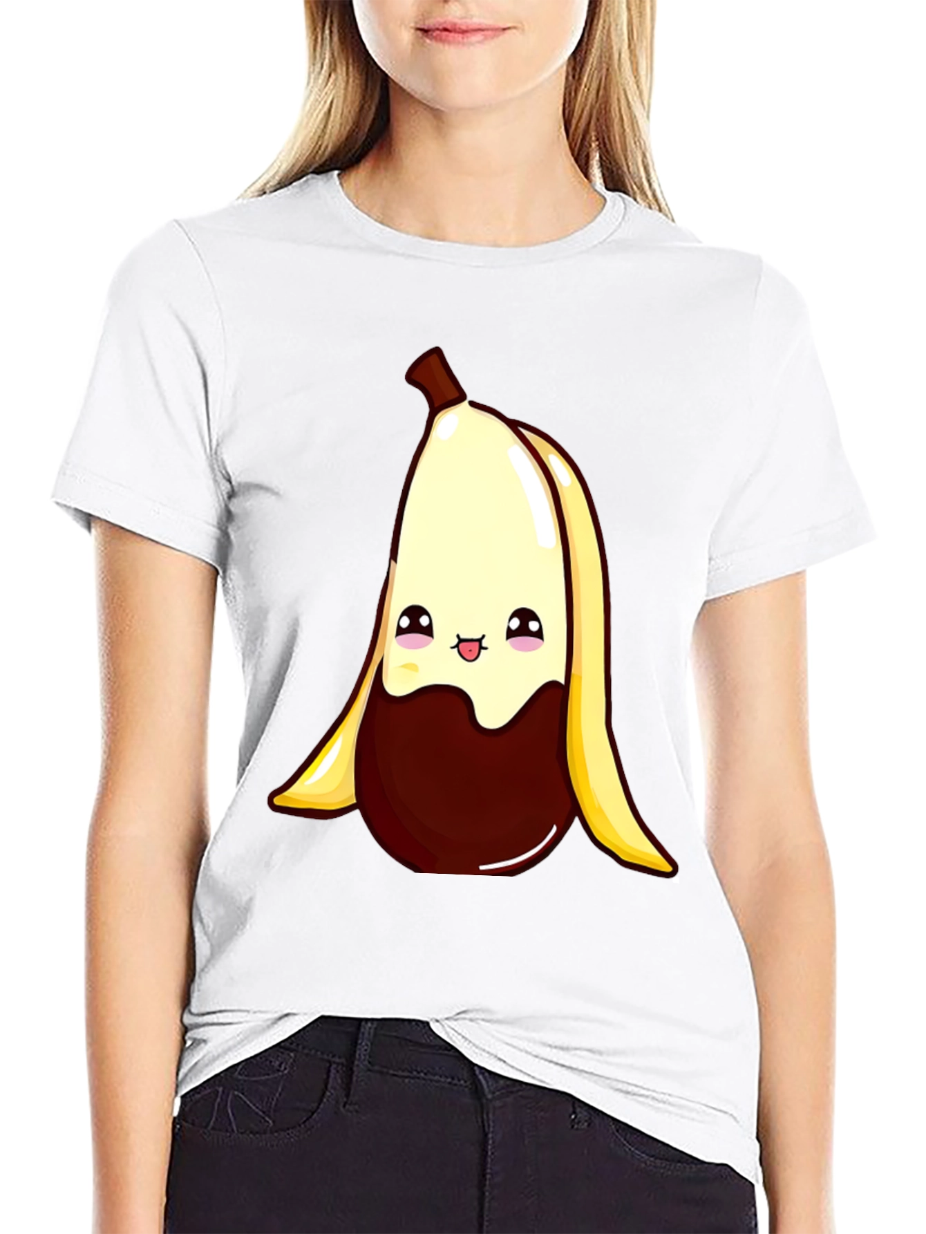 Cute Banana Graphic T-Shirt