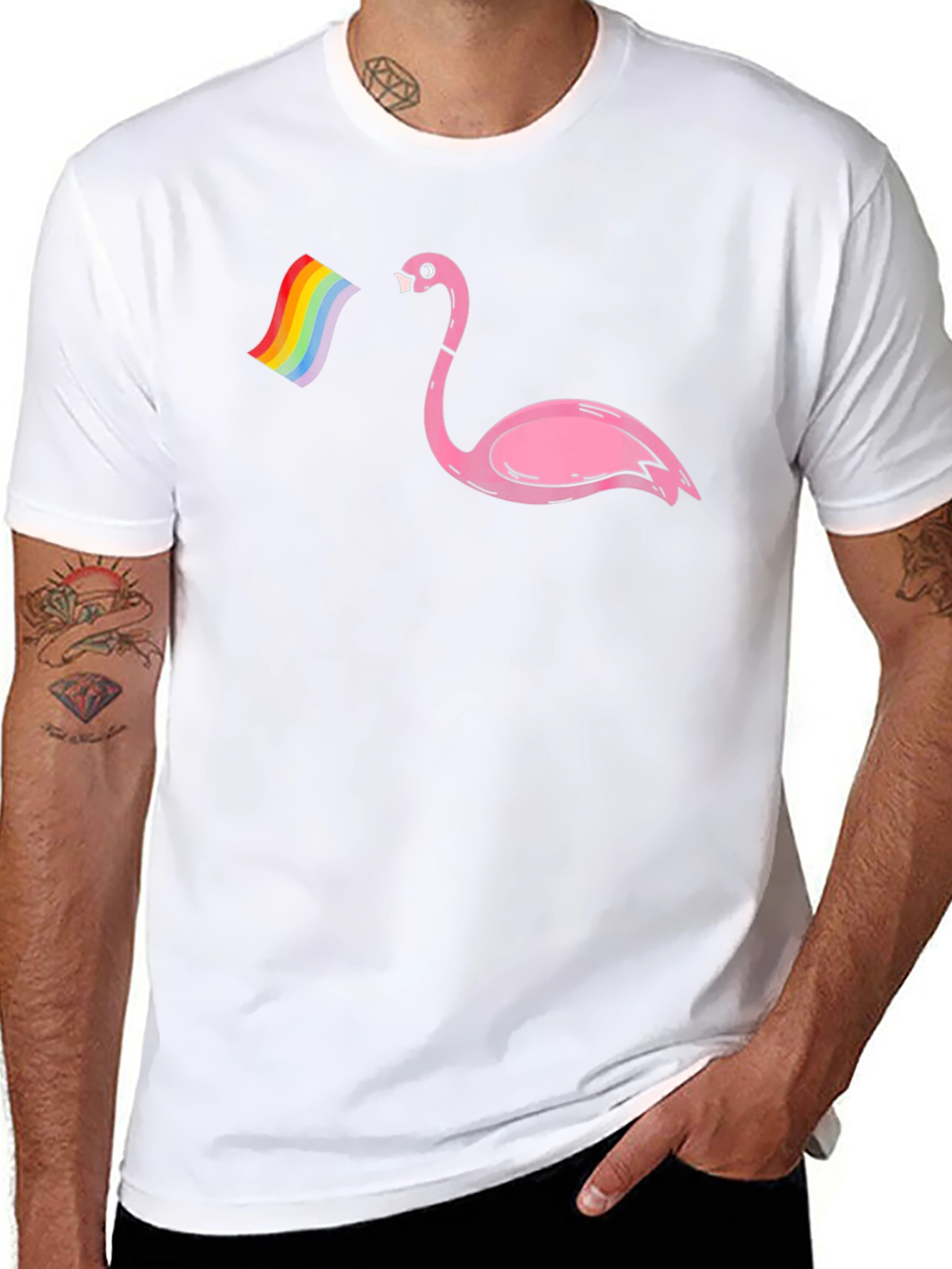 Flamingo Pride Graphic Tee
