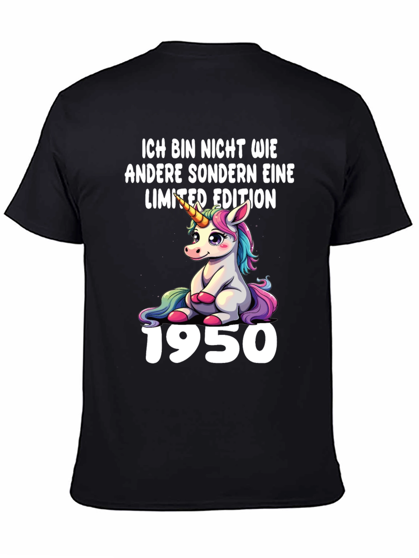 Limited Edition 1950 Unicorn Graphic T-Shirt