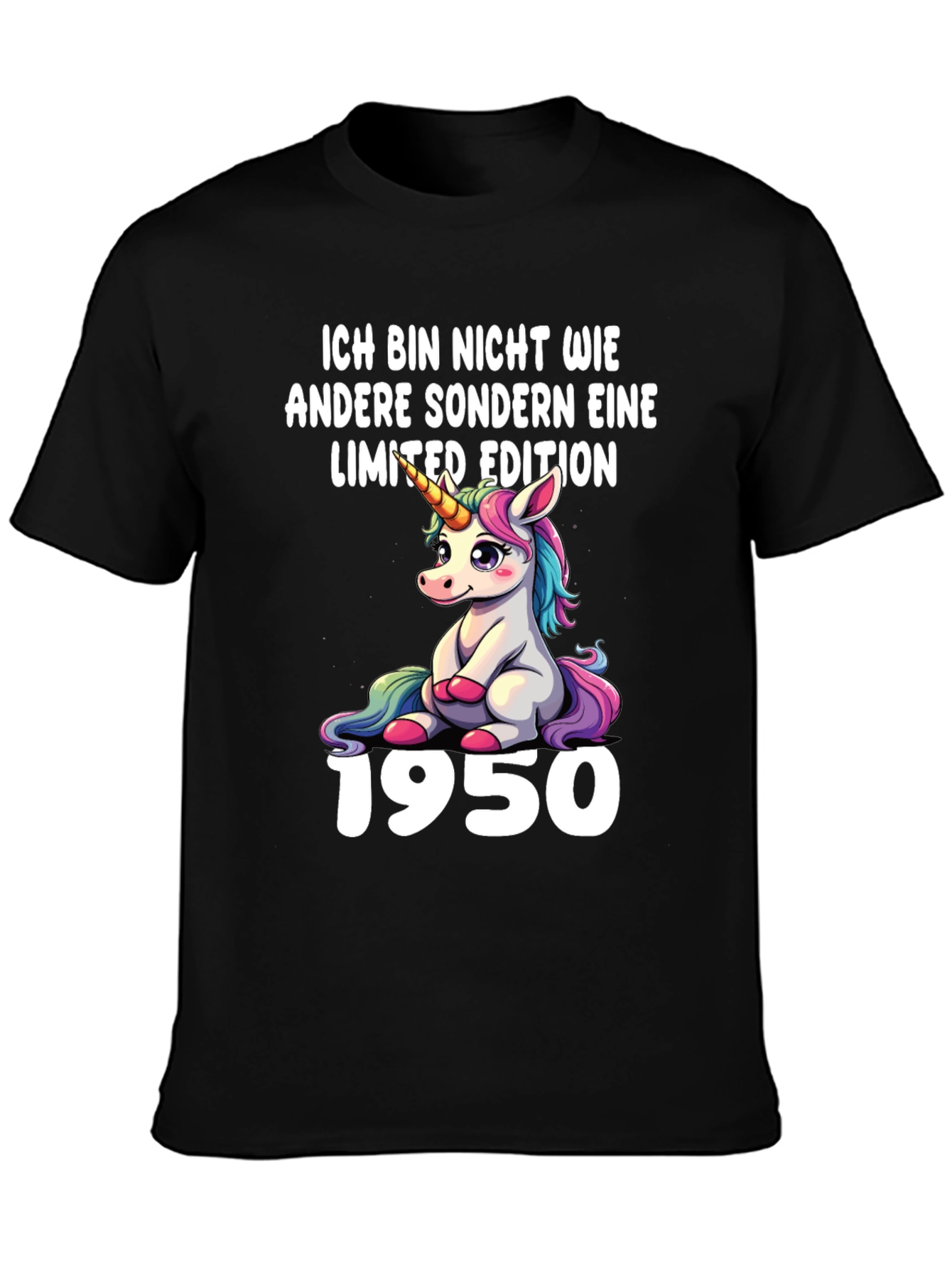 Limited Edition 1950 Unicorn Graphic T-Shirt