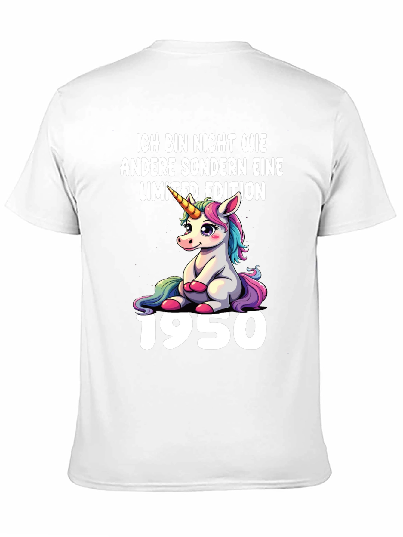 Limited Edition 1950 Unicorn Graphic T-Shirt