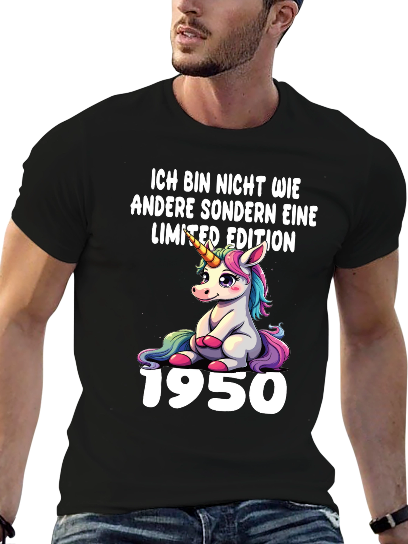 Limited Edition 1950 Unicorn Graphic T-Shirt