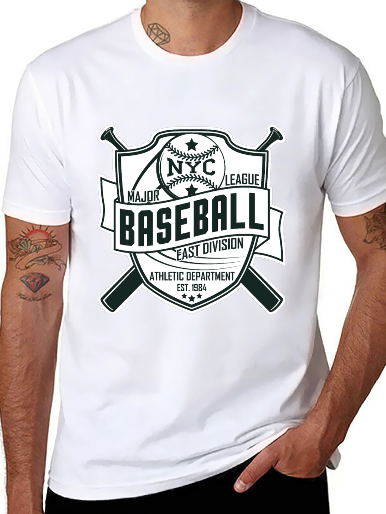 NYC Baseball Graphic Tee - Athletic Style