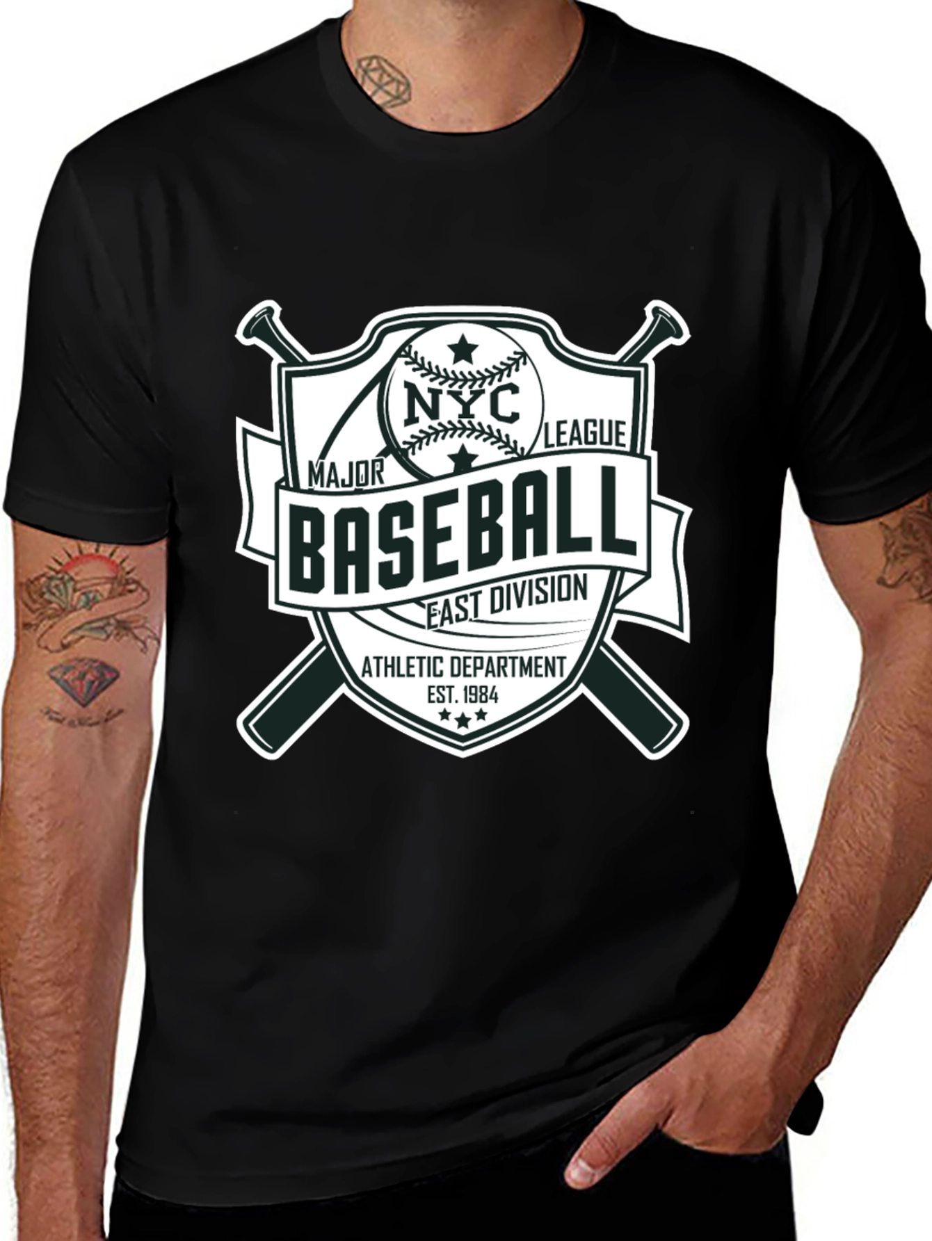 NYC Baseball Graphic Tee - Athletic Style