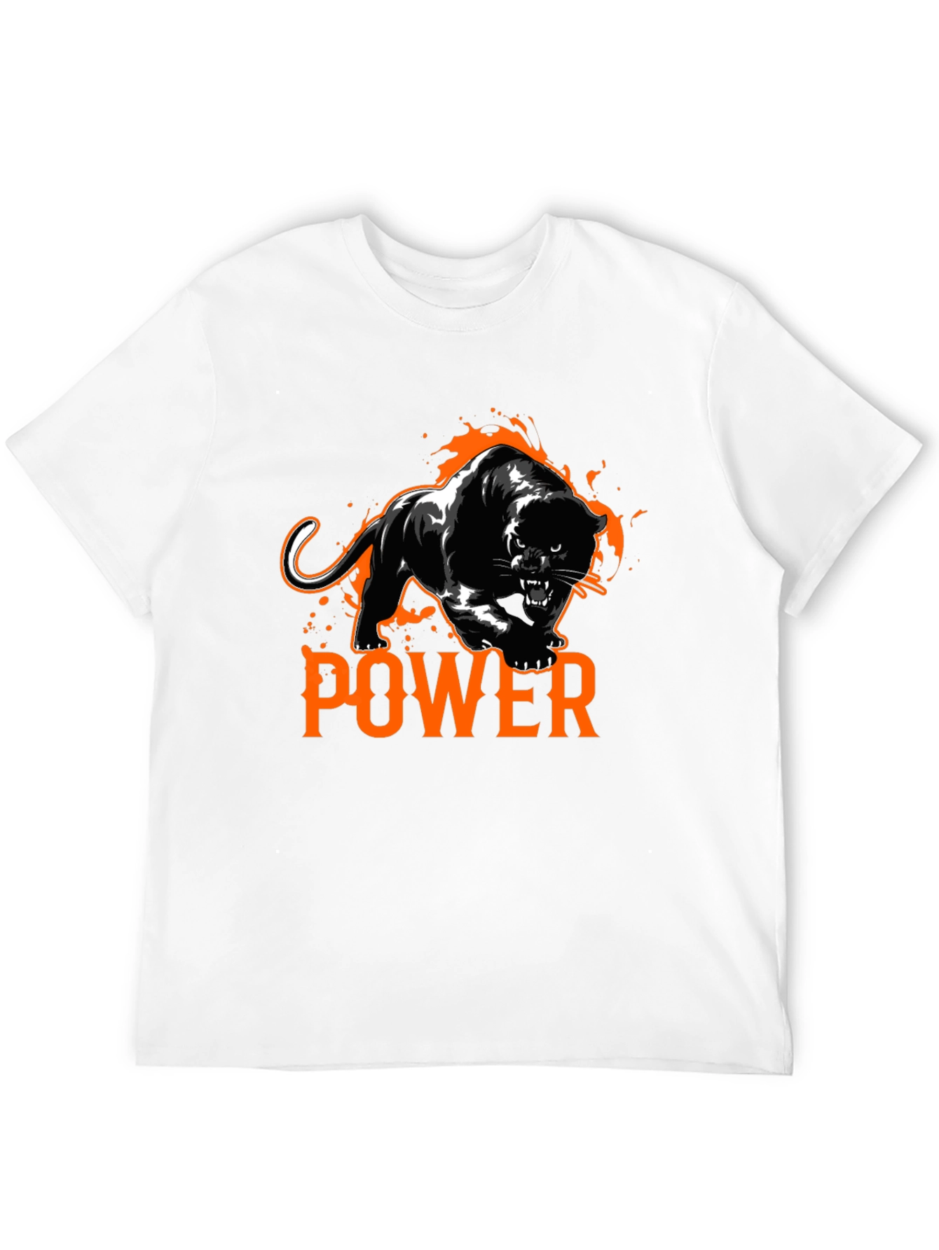 Power Panther Graphic T-Shirt - Black
