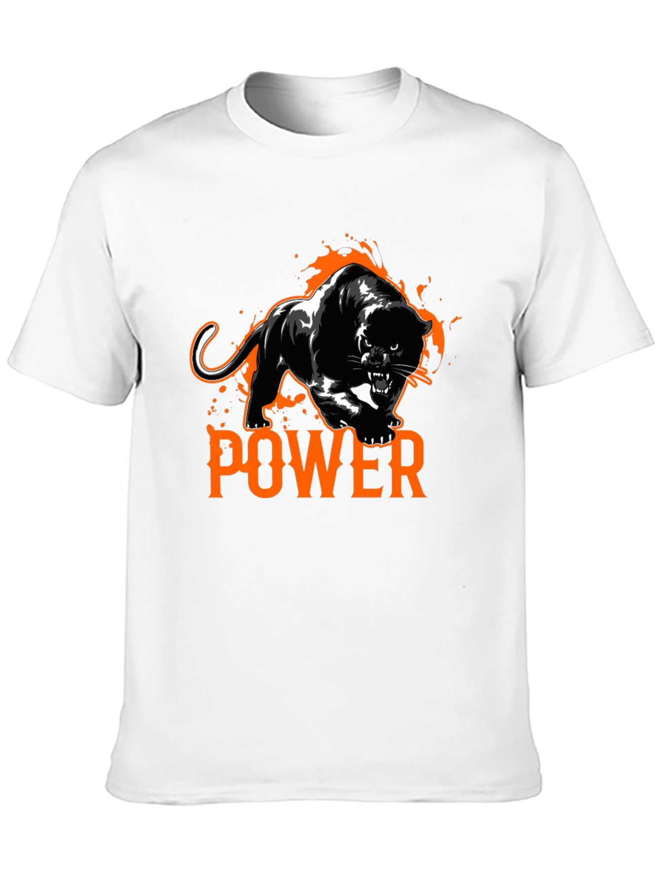 Power Panther Graphic T-Shirt - Black