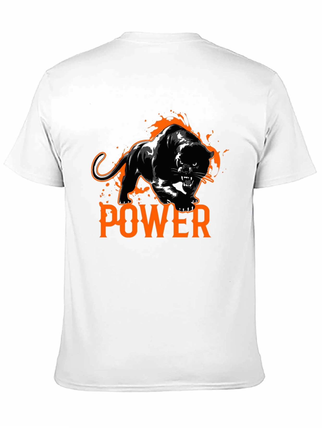 Power Panther Graphic T-Shirt - Black