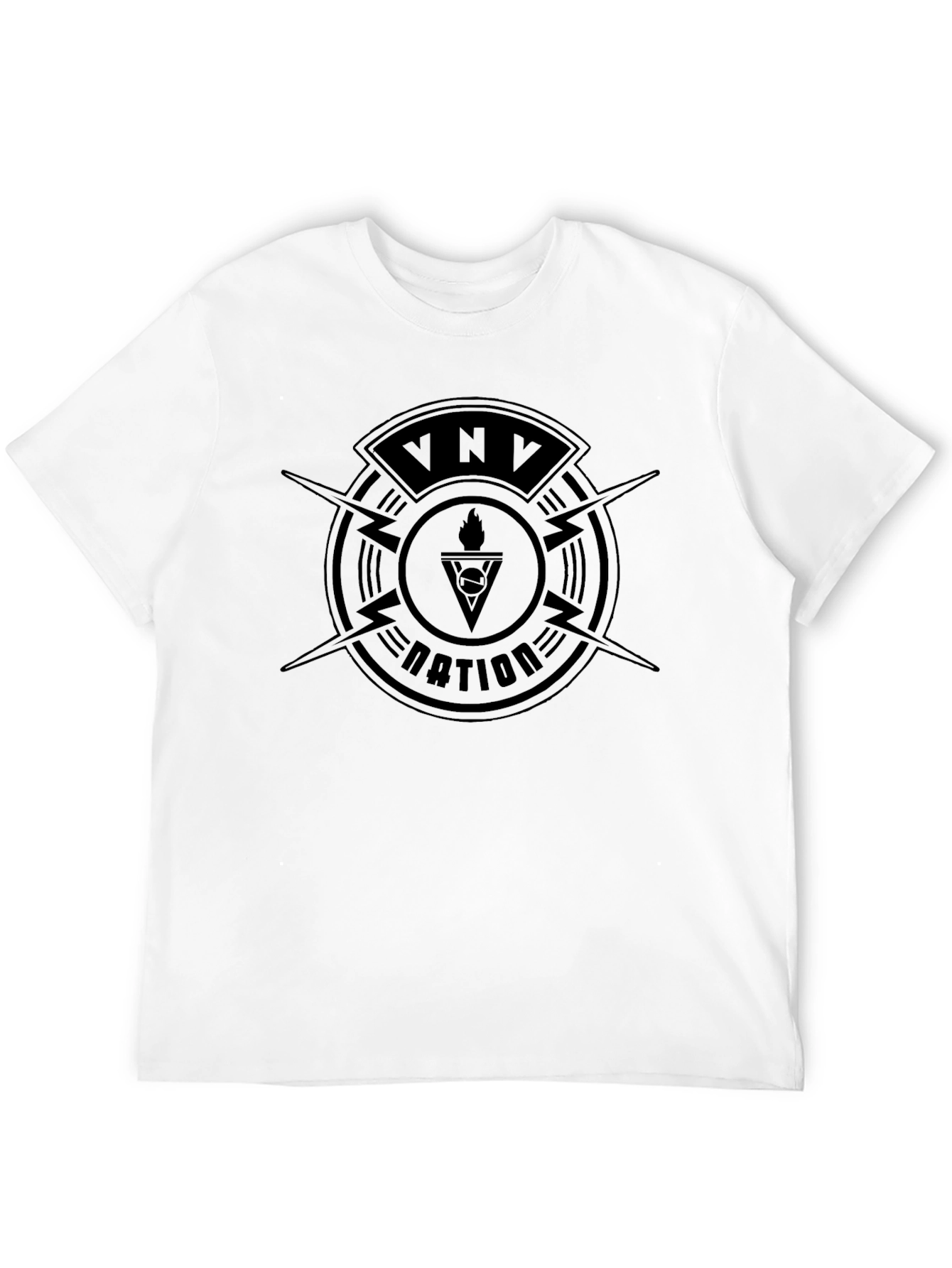 VNV Nation Graphic Tee - Stylish Black T-Shirt