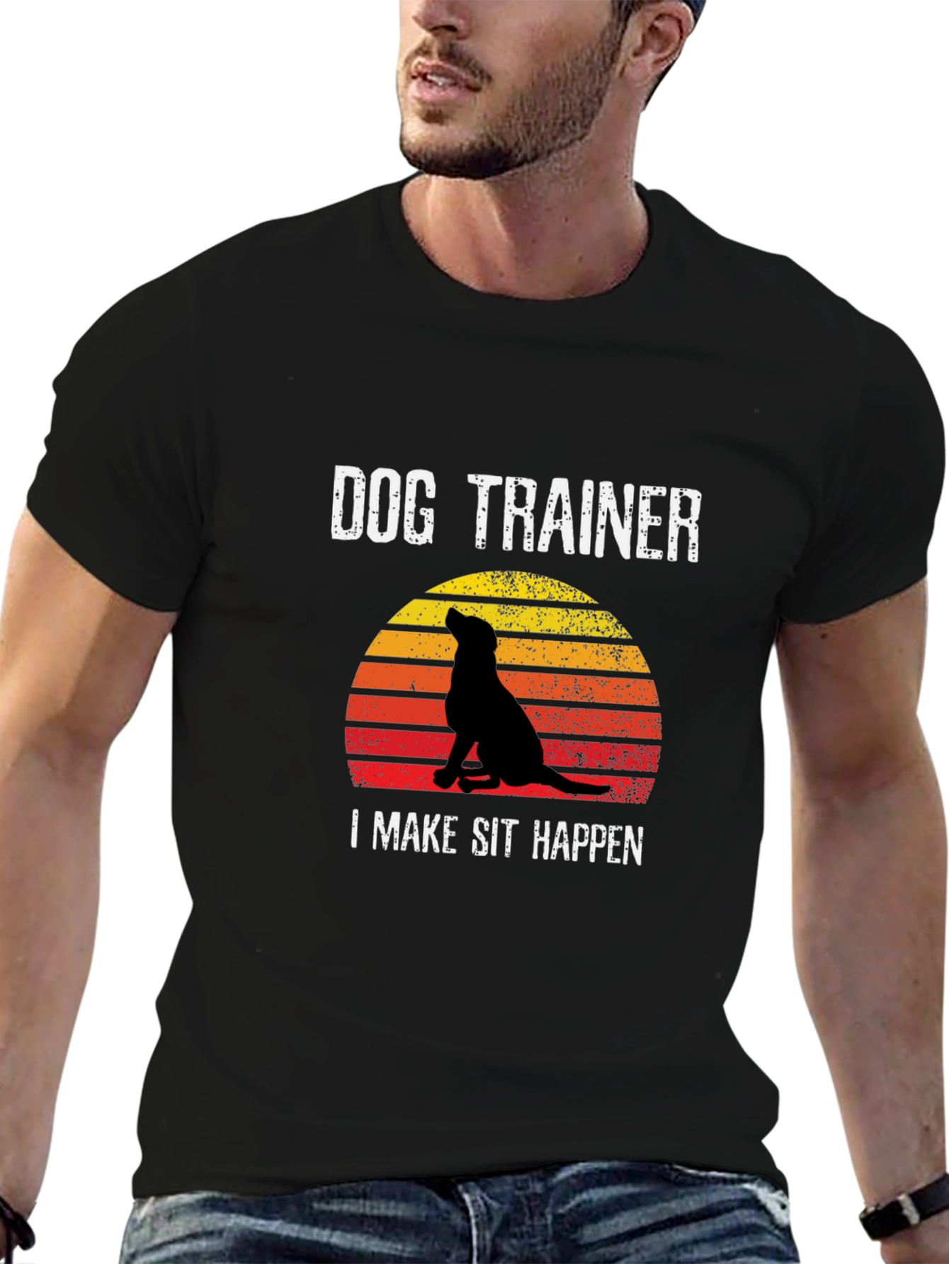 Dog Trainer T-Shirt: I Make Sit Happen!